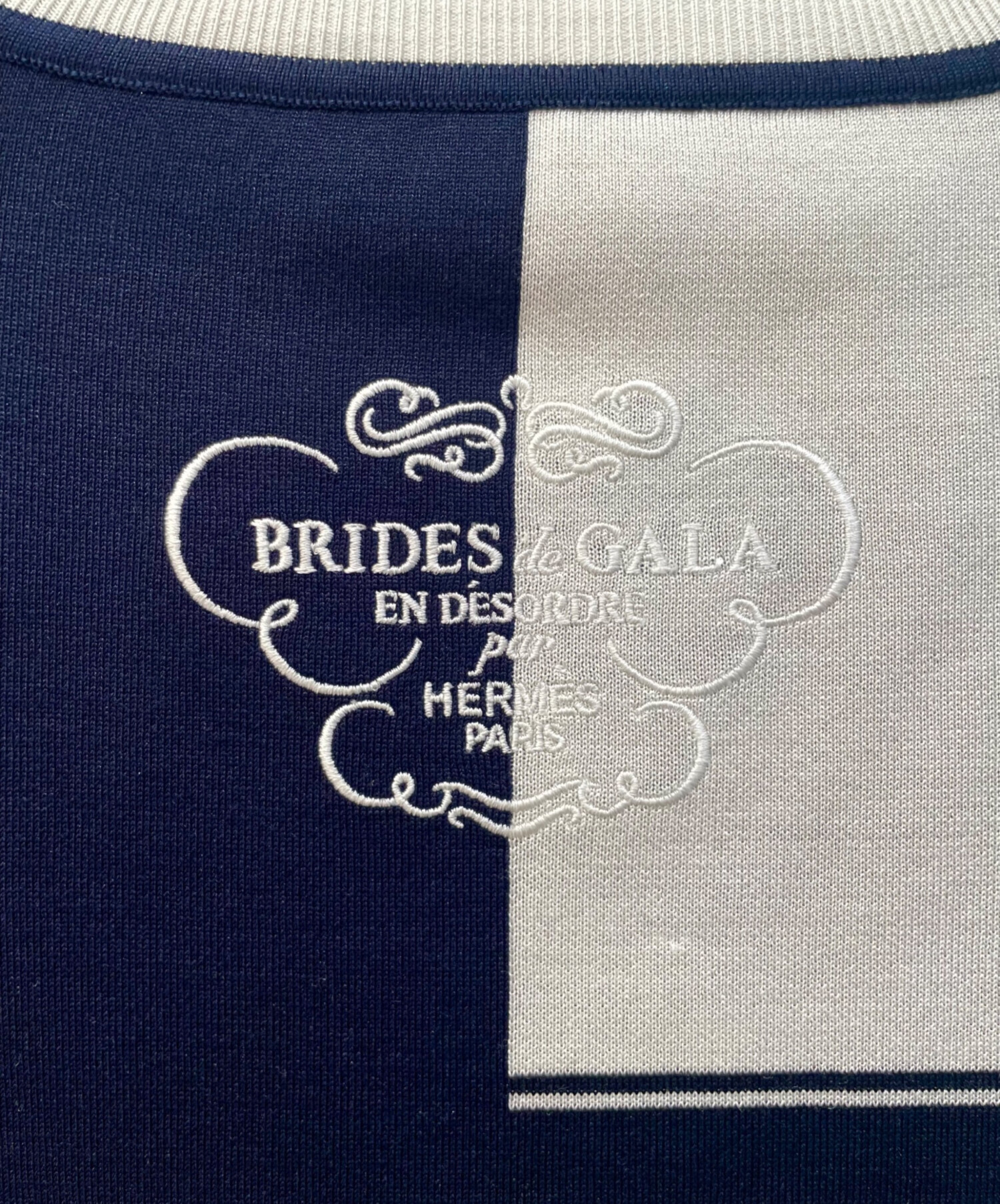 中古・古着通販】HERMES (エルメス) 無秩序ニット ネイビー サイズ:36