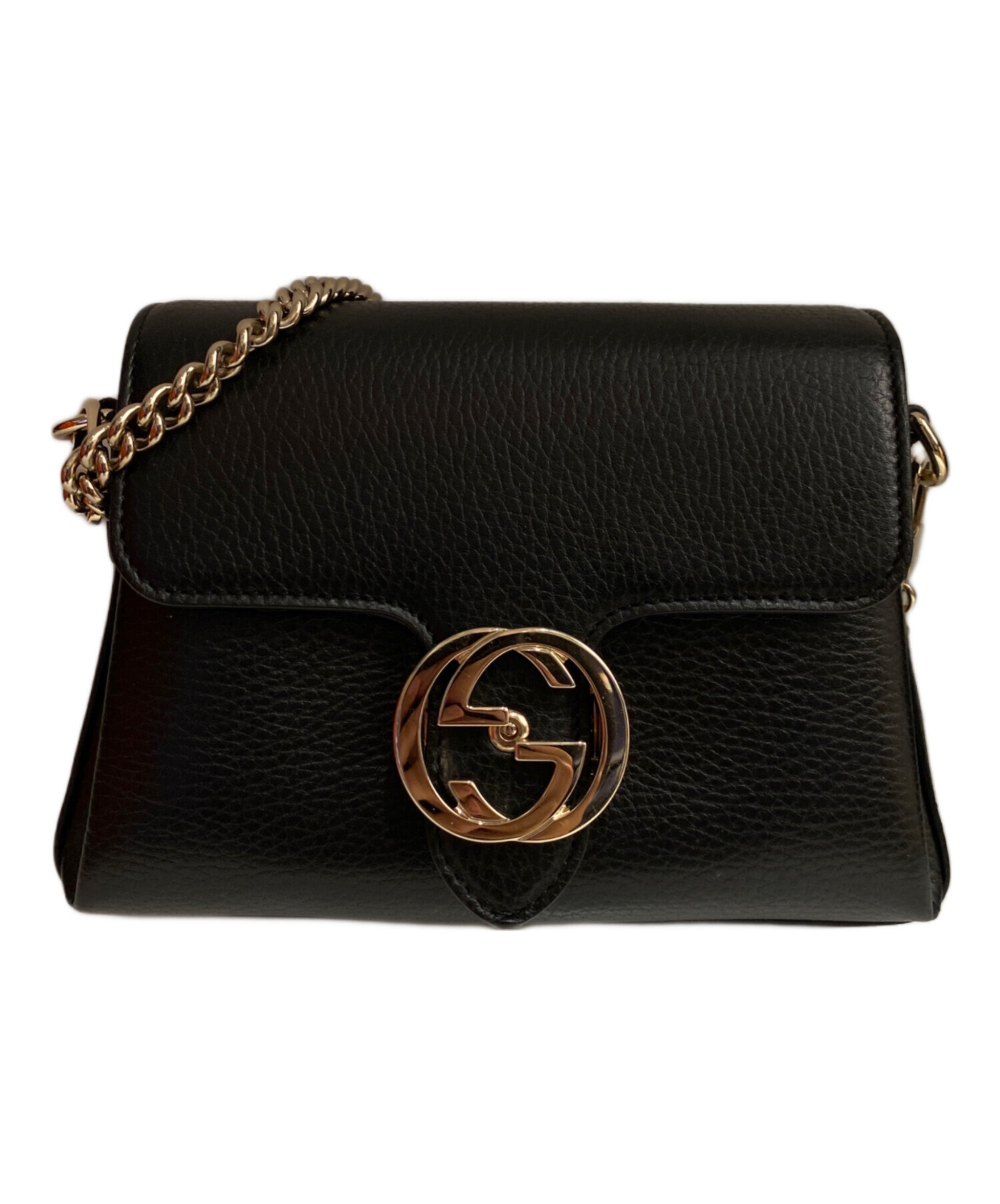 GUCCI グッチ インターロッキング ショルダーバッグ クラッチ OLD 中古・古着通販】GUCCI (グッチ) インターロッキング2WAYショルダー