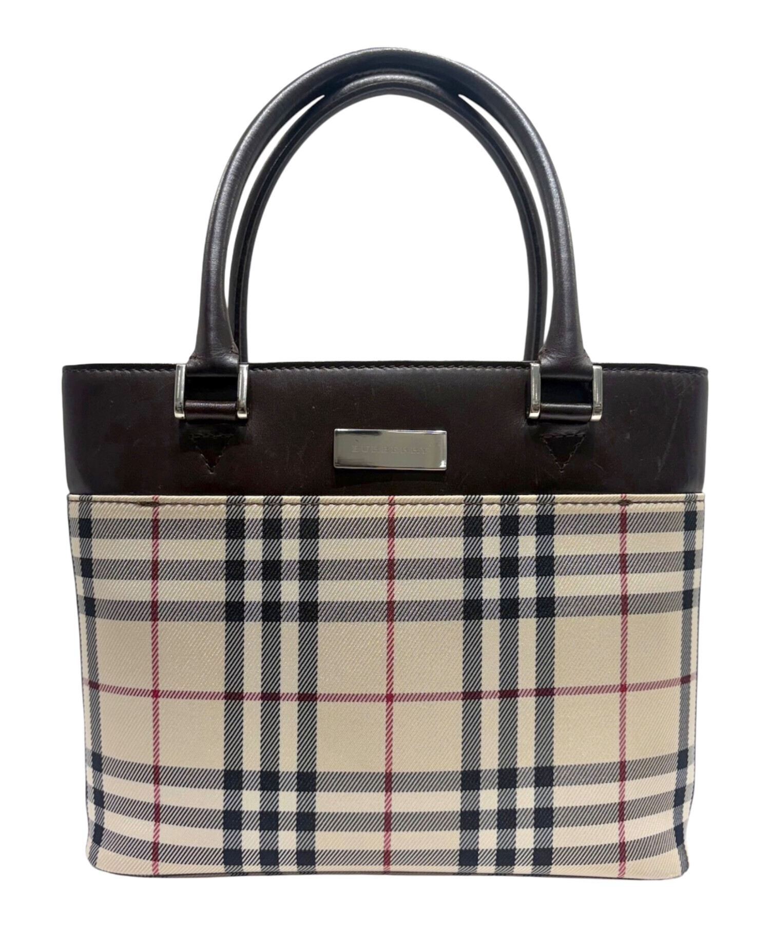 美品　Burberry ノバチェック トートバッグ 中古・古着通販】BURBERRY (バーバリー) ノバチェック トートバッグ