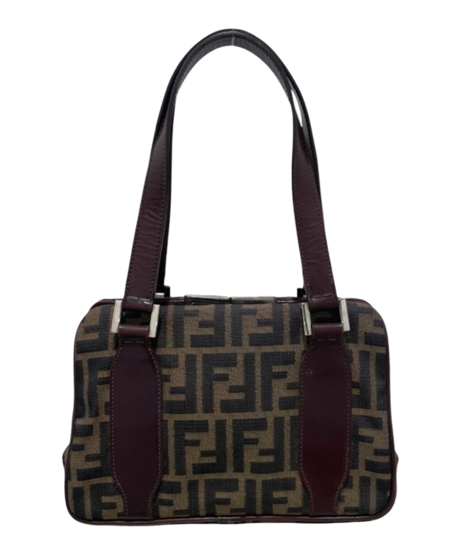 フェンディ トートバッグ FENDI ズッカ柄 ハンドバッグ ズッカ A4 中古