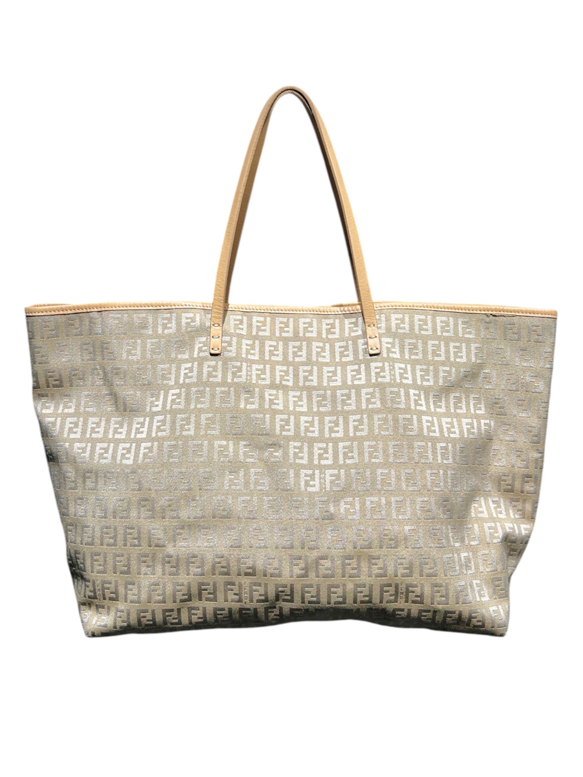 中古・古着通販】FENDI (フェンディ) トートバッグ ベージュ サイズ 