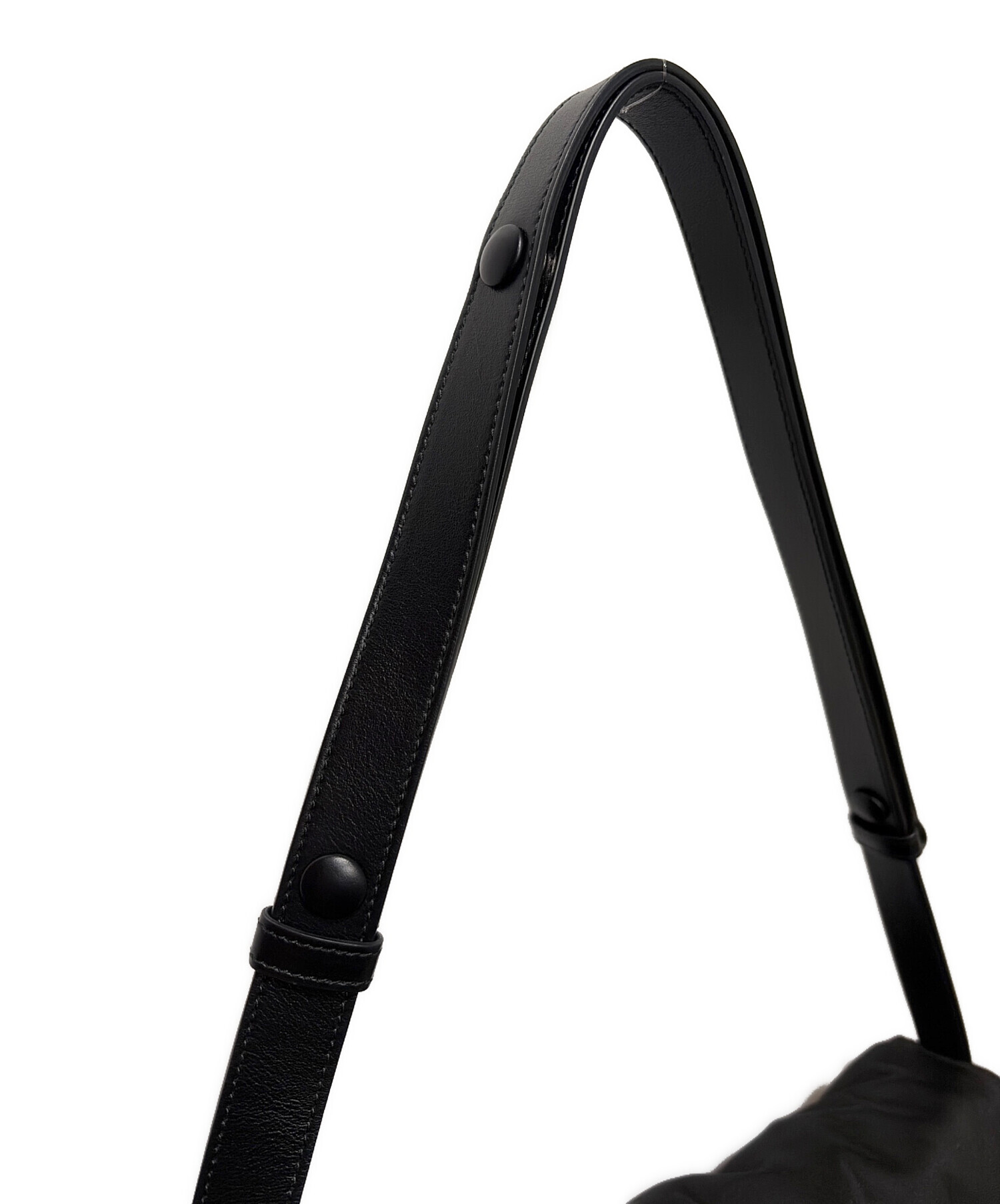中古・古着通販】PRADA (プラダ) ナイロンショルダーバッグ ブラック