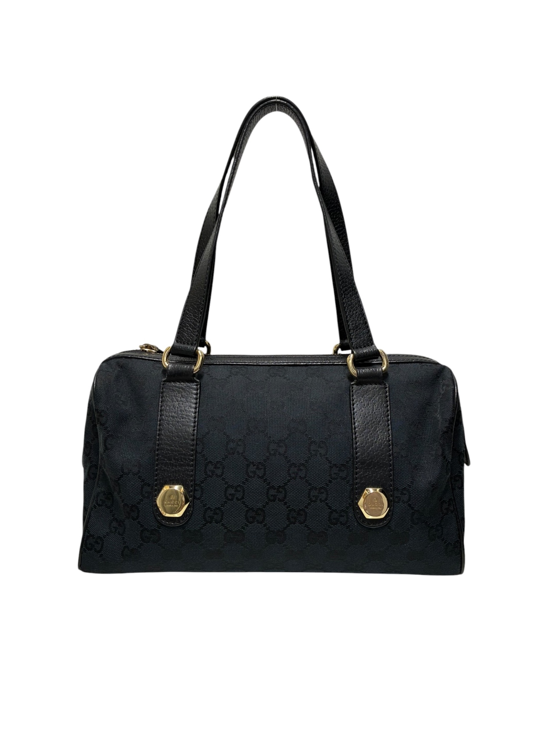 GUCCI ボストンバッグ ブラック 中古・古着通販】GUCCI (グッチ) ボストンバッグ ブラック サイズ