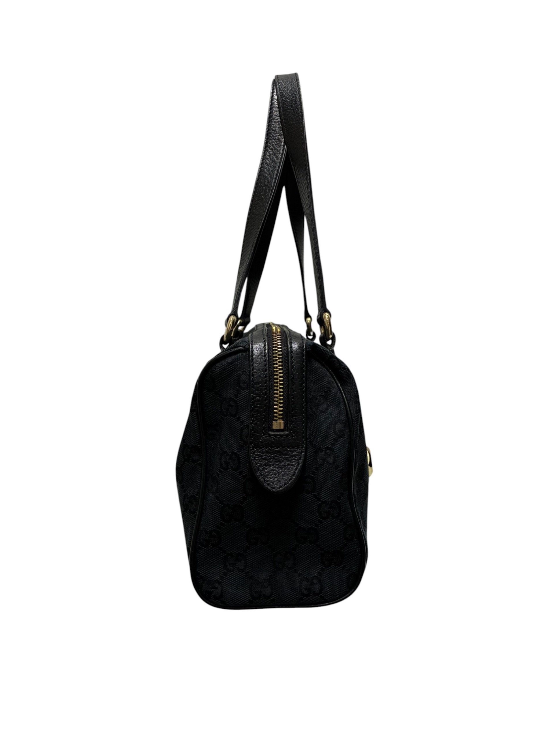 中古・古着通販】GUCCI (グッチ) ボストンバッグ ブラック サイズ