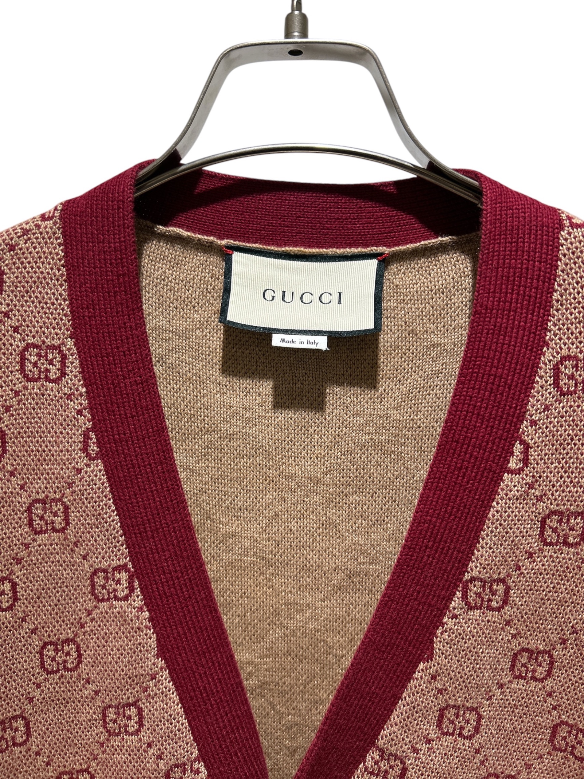 中古・古着通販】GUCCI (グッチ) GG Cardigan/GGカーディガン/572631
