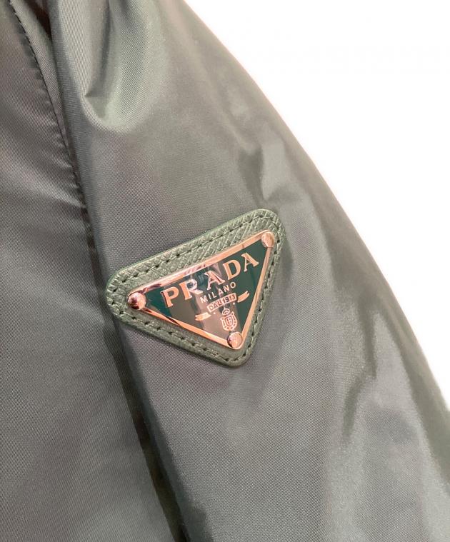 中古・古着通販】PRADA (プラダ) 三角プレート付 ナイロンジャケット