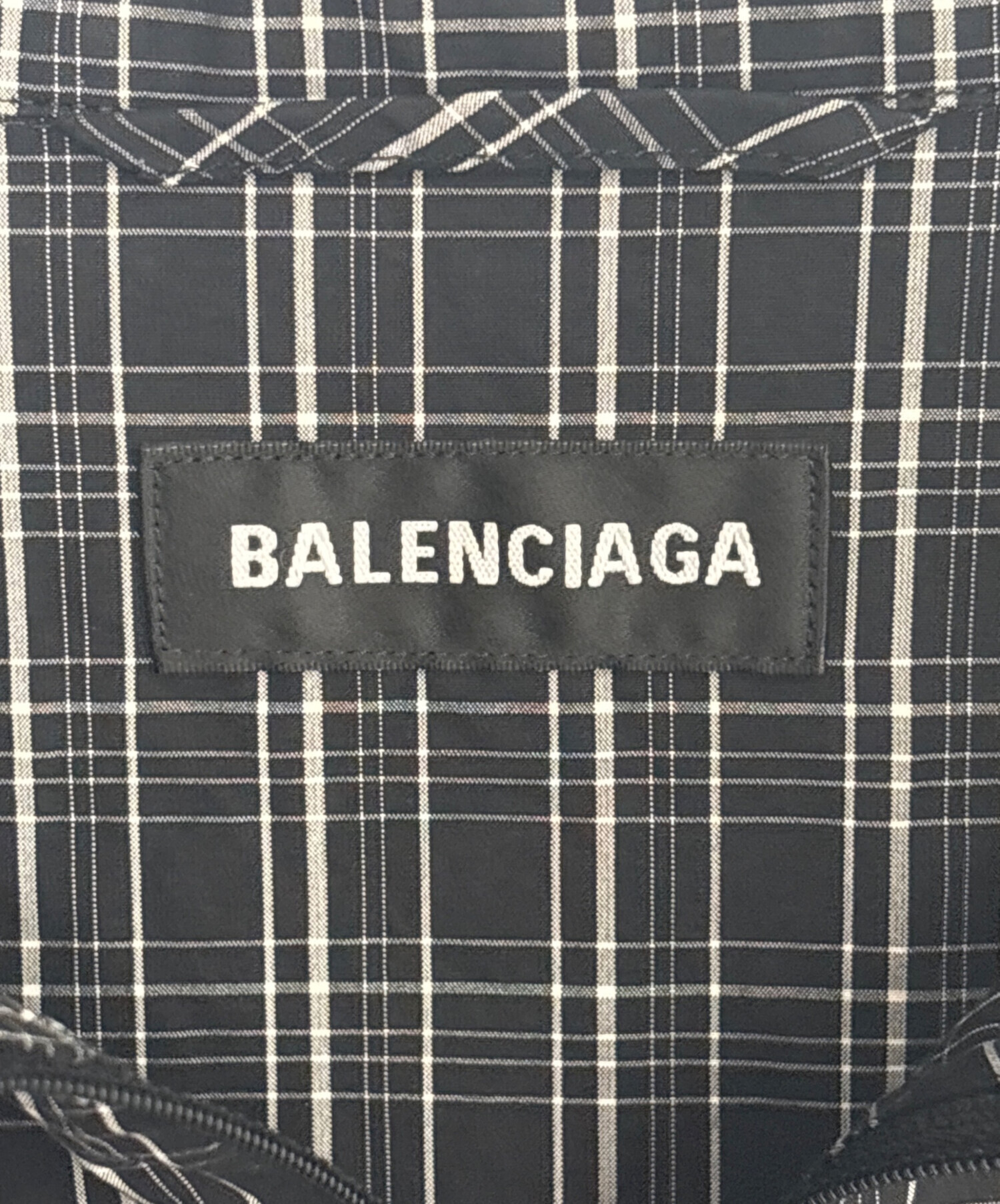 BALENCIAGA バレンシアガ トラックジャケット　ポプリンジャケット BALENCIAGA（バレンシアガ） ポプリン トラック ジップアップ ナイロン