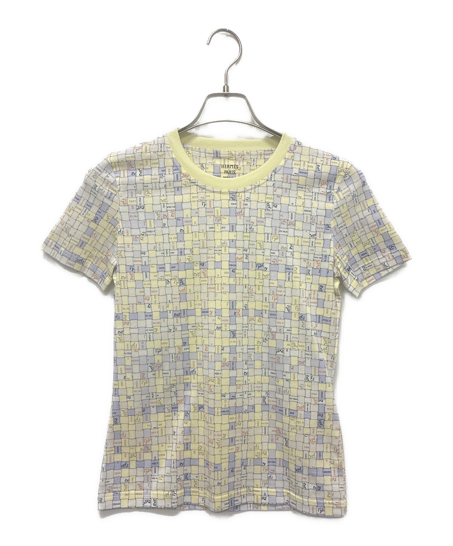 中古・古着通販】HERMES (エルメス) ボルデュックチェックTシャツ