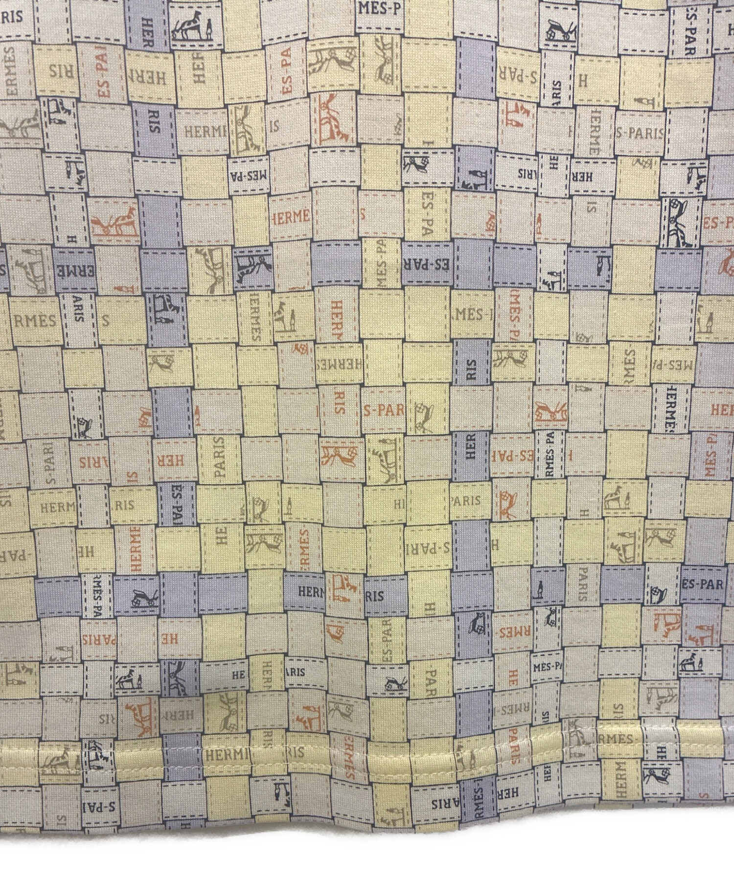 中古・古着通販】HERMES (エルメス) ボルデュックチェックTシャツ