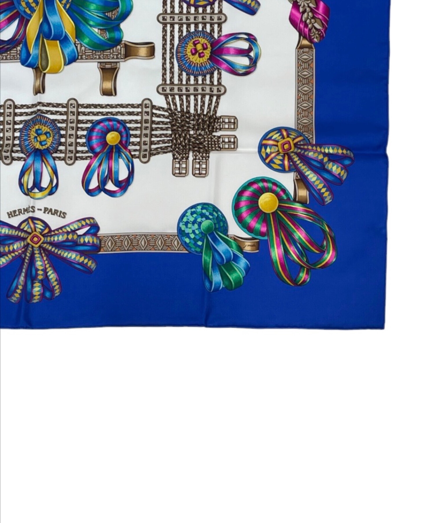 中古・古着通販】HERMES (エルメス) カレ90《LES RUBANS DU CHEVAL（馬