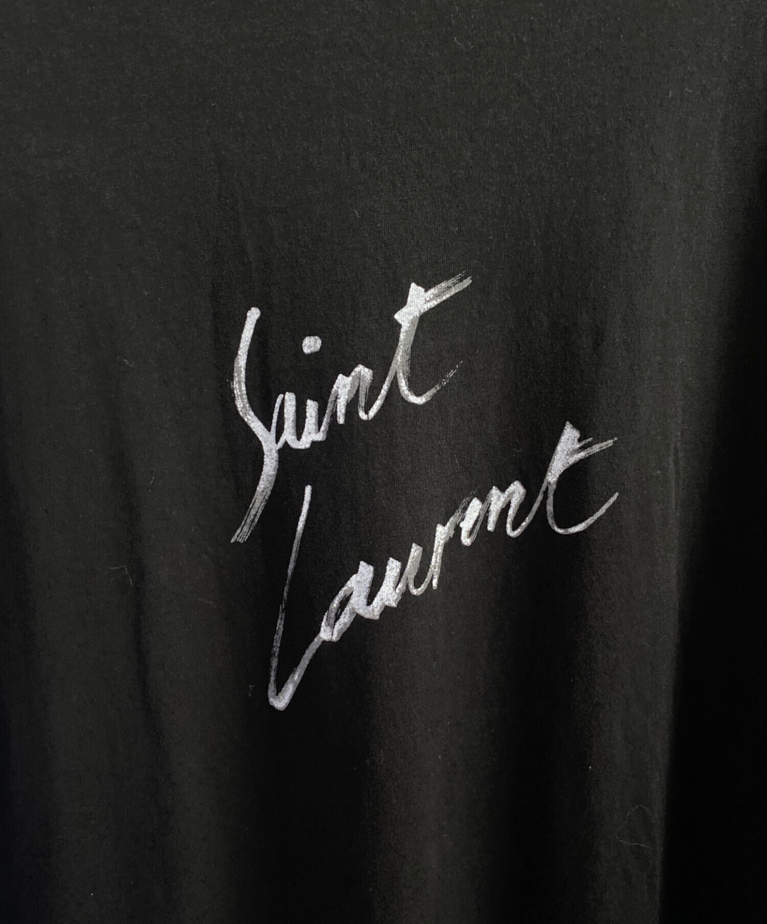中古・古着通販】Saint Laurent Paris (サンローランパリ) ロゴTシャツ