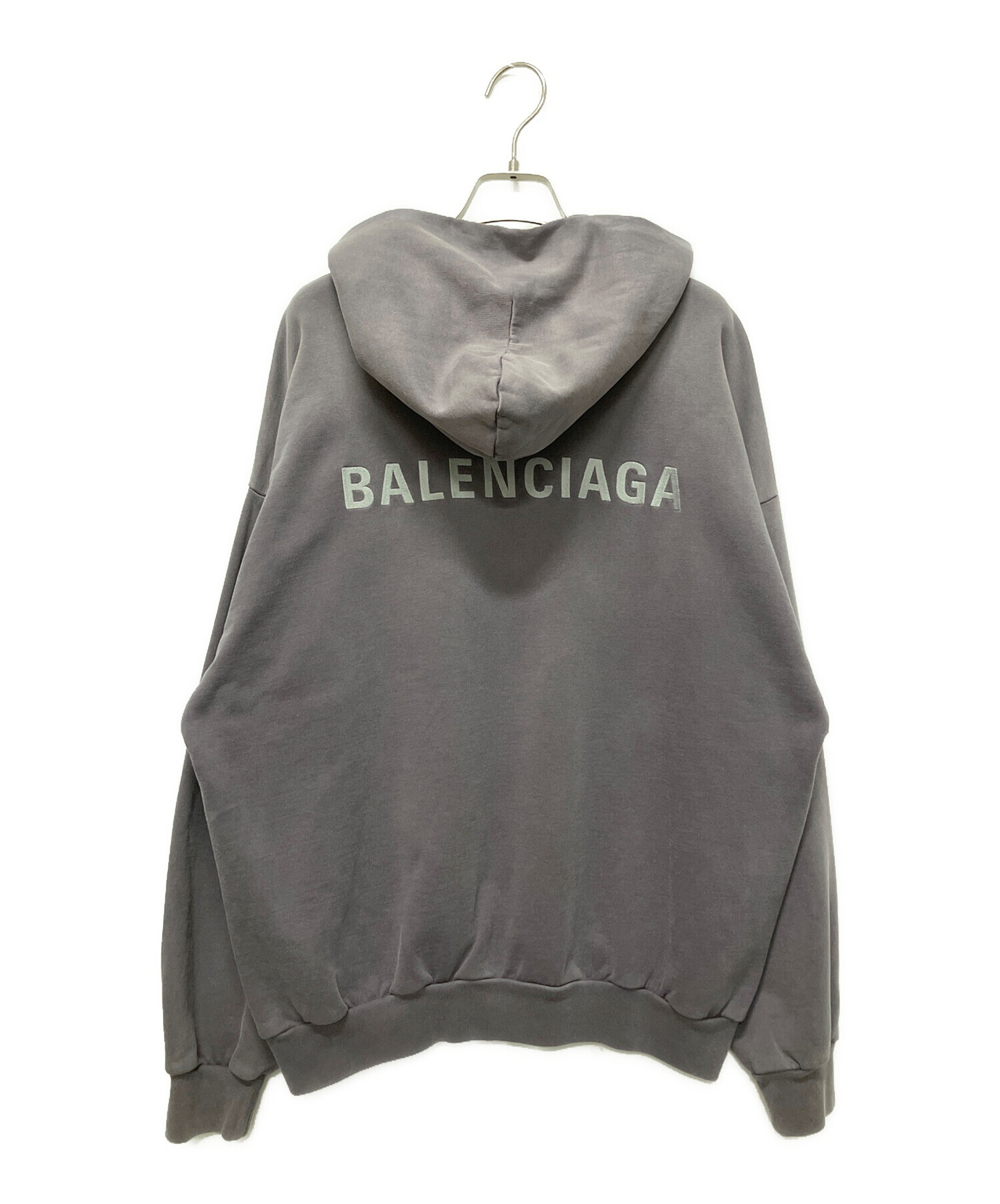 中古・古着通販】BALENCIAGA (バレンシアガ) ロゴパーカー パープル