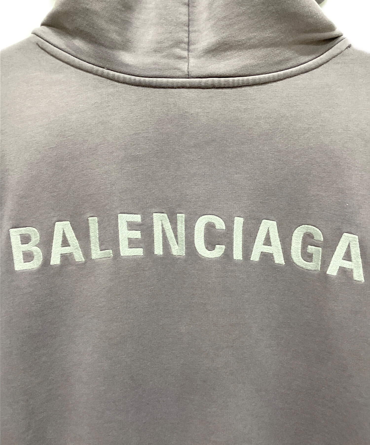 中古・古着通販】BALENCIAGA (バレンシアガ) ロゴパーカー パープル