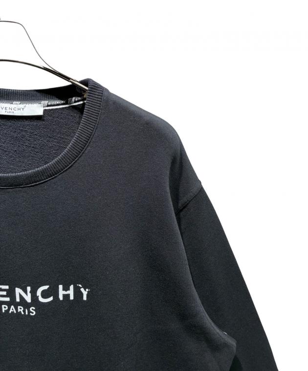 中古・古着通販】GIVENCHY (ジバンシィ) ロゴスウェット ブラック