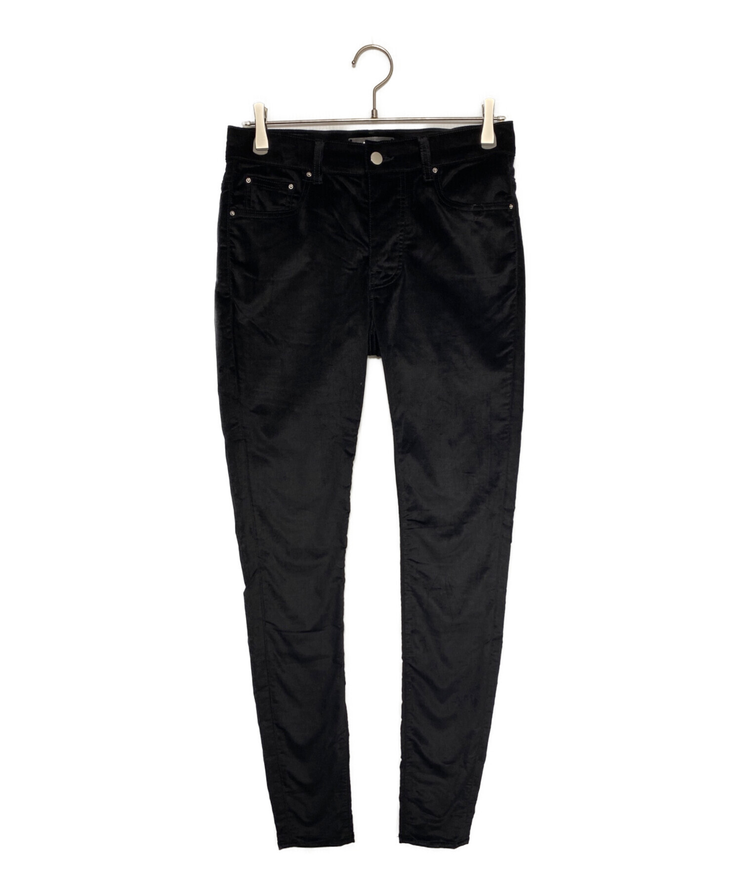 最終値下げ AMIRI パンツ L 中古・古着通販】AMIRI (アミリ) ベロアパンツ ブラック サイズ:W31