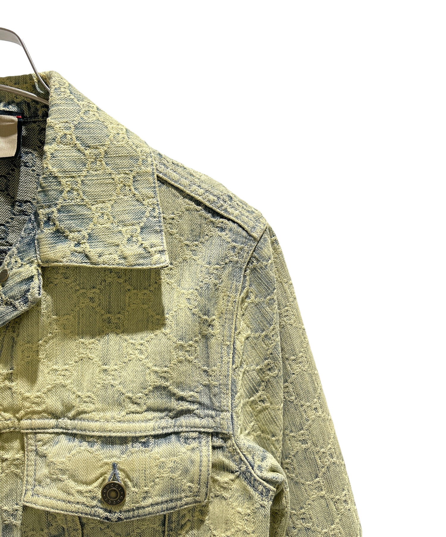中古・古着通販】GUCCI (グッチ) GG Jacquard Denim Jacket/GG