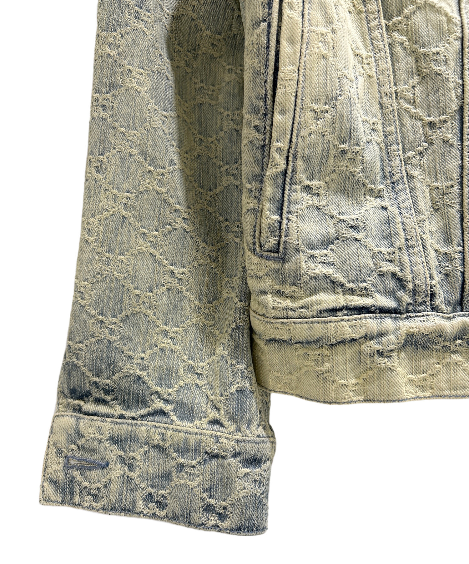 中古・古着通販】GUCCI (グッチ) GG Jacquard Denim Jacket/GG
