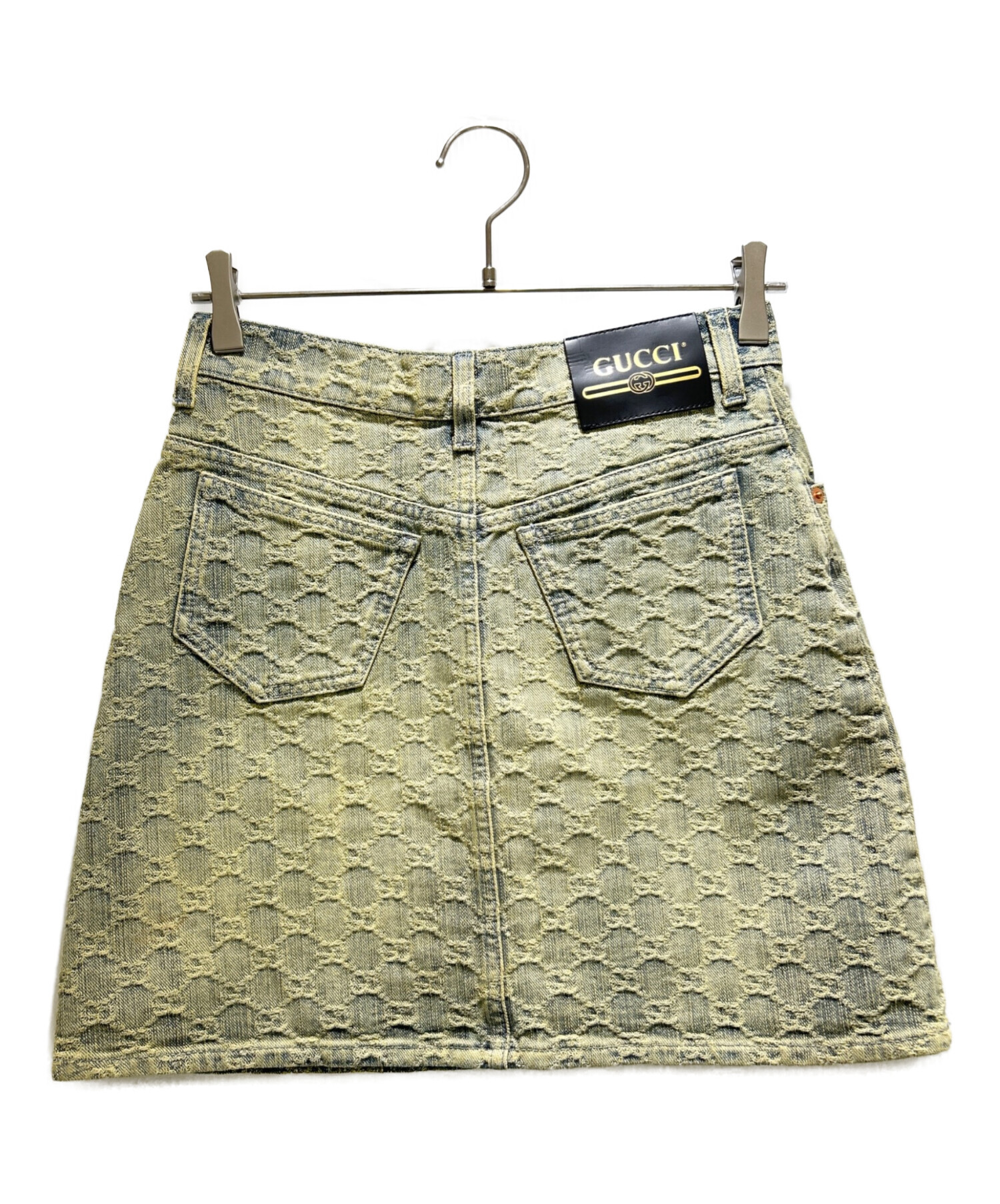中古・古着通販】GUCCI (グッチ) GGデニムスカート/678789 XDB0K