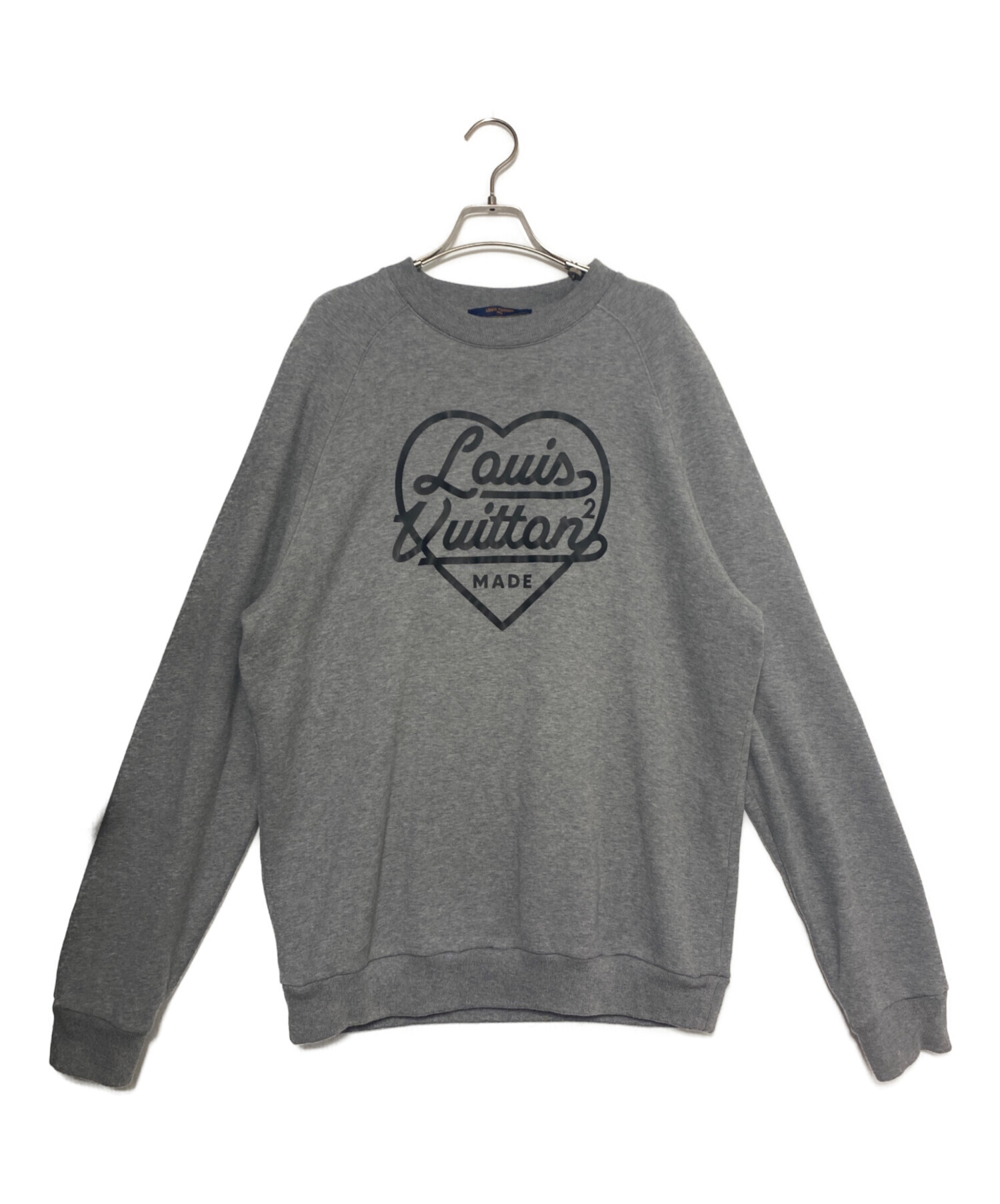 Louis Vuitton グレー トレーナー 中古・古着通販】LOUIS VUITTON (ルイ ヴィトン) PRINTED SWEATSHIRT