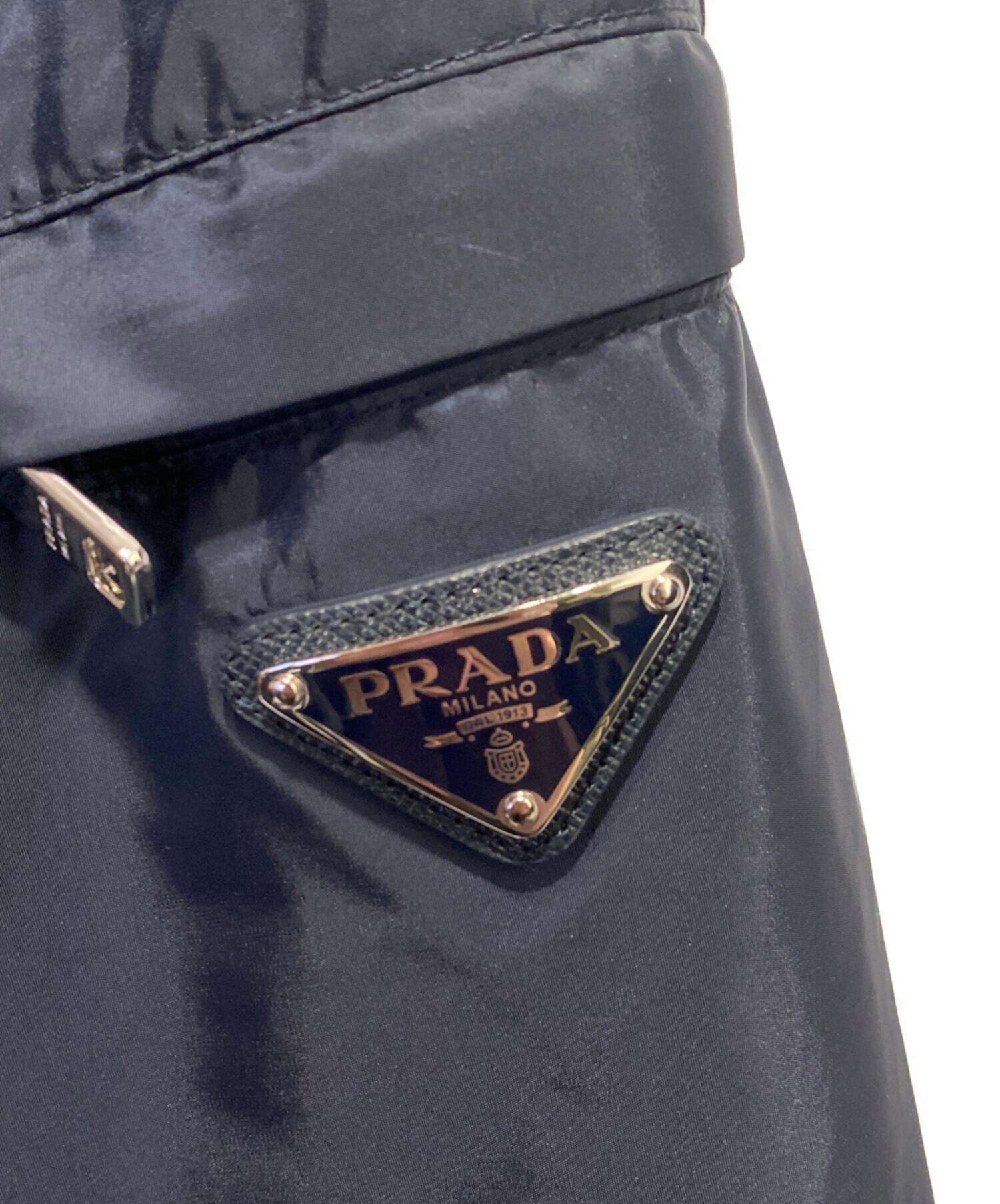 中古・古着通販】PRADA (プラダ) トライアングルロゴナイロン