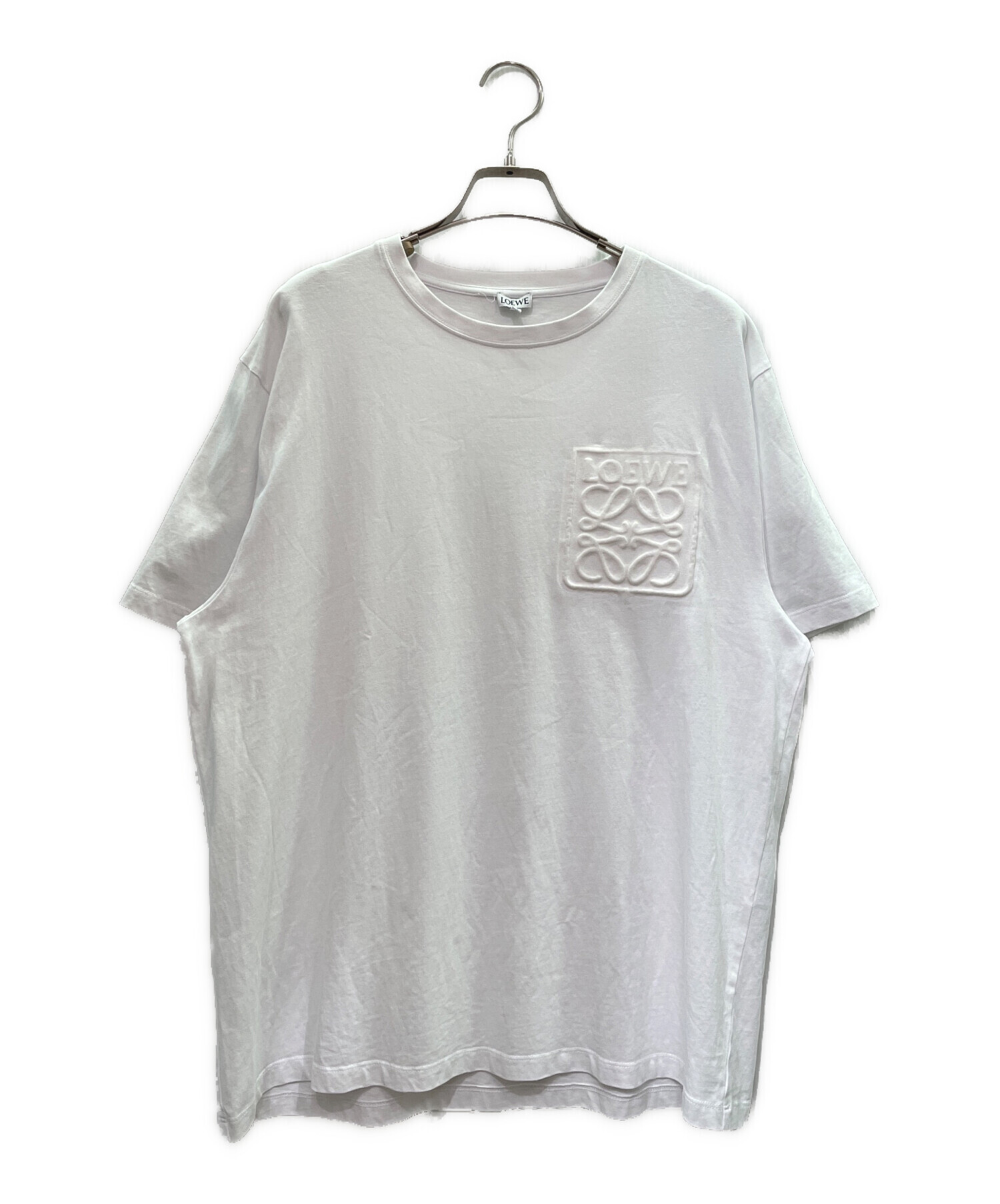 中古・古着通販】LOEWE (ロエベ) エンボスアナグラム ロゴ Tシャツ