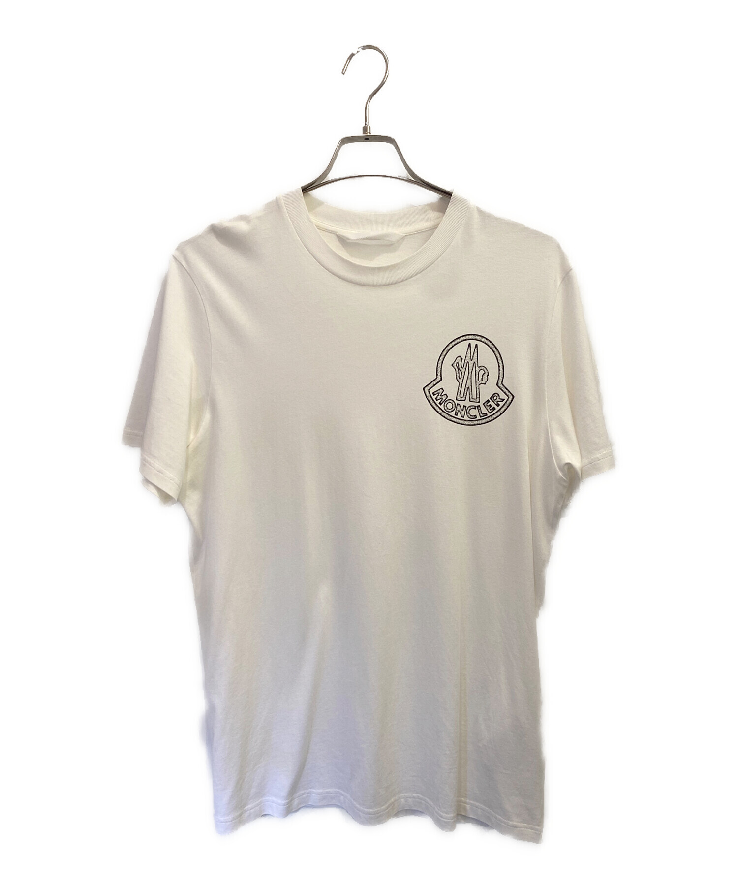 中古・古着通販】MONCLER (モンクレール) プリントロゴ コットン半袖T