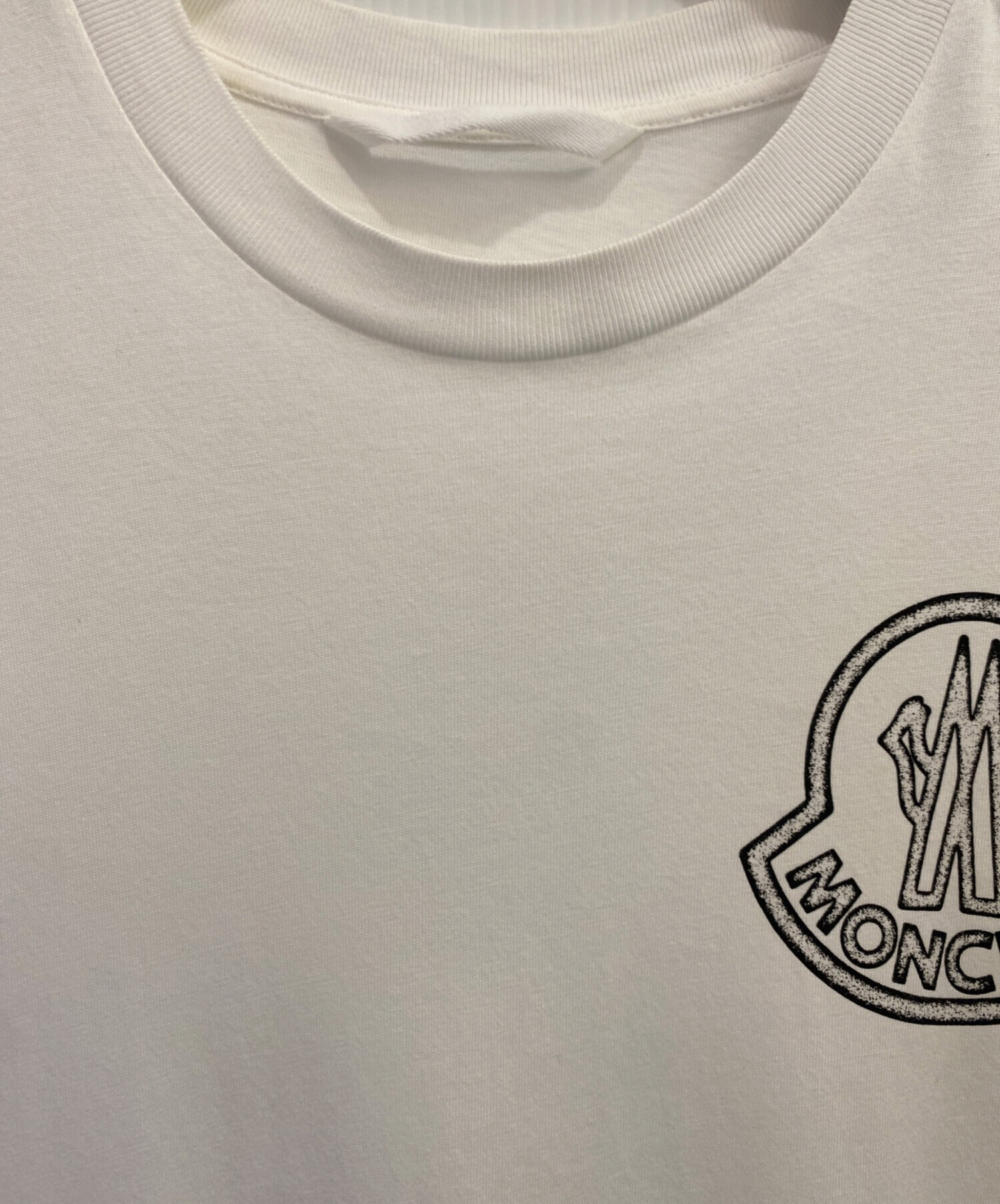 中古・古着通販】MONCLER (モンクレール) プリントロゴ コットン半袖T