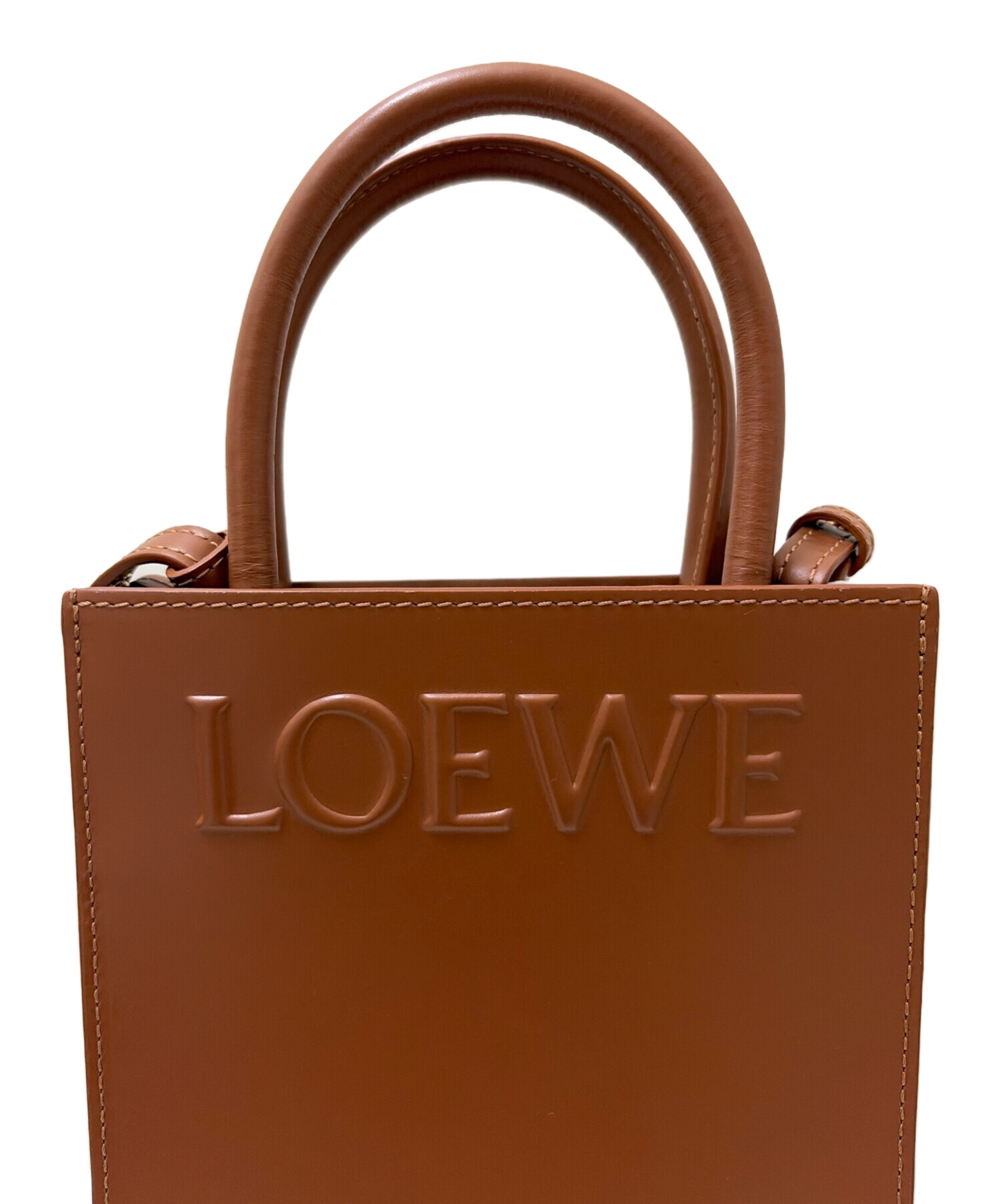 中古・古着通販】LOEWE (ロエベ) Standard A5 Tote ブラウン｜ブランド