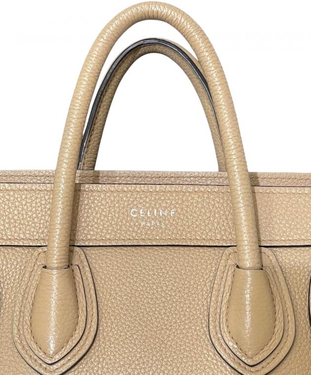 中古・古着通販】CELINE (セリーヌ) ラゲージ ナノショッパー ベージュ