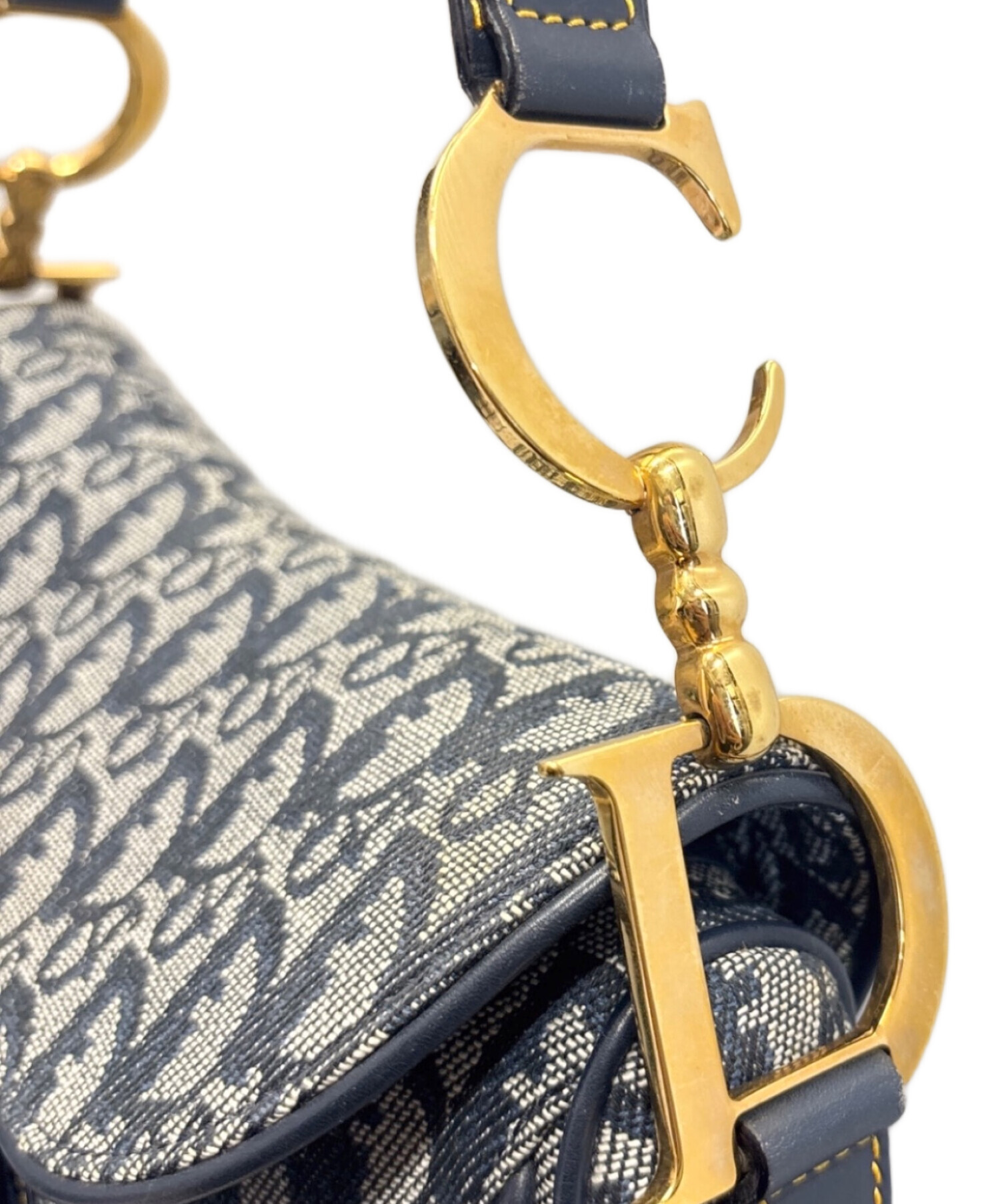 Christian Dior ダブルサドルバッグ　ハンドバッグ 中古・古着通販】Christian Dior (クリスチャン ディオール) Double