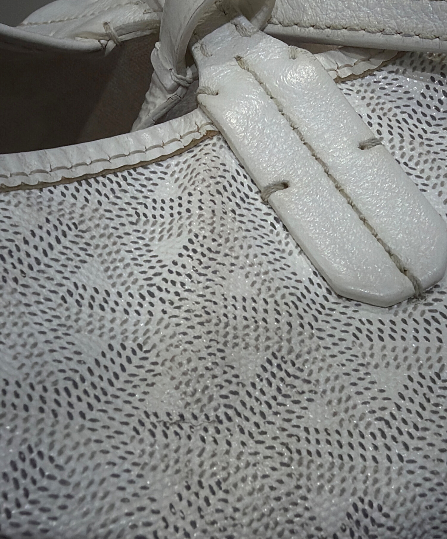 中古・古着通販】GOYARD (ゴヤール) サンルイPM ホワイト サイズ:PM