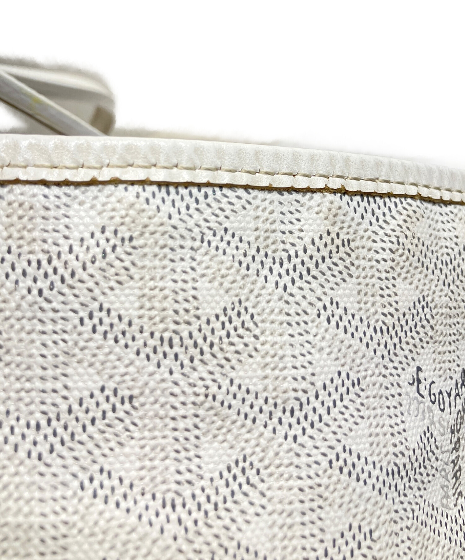 中古・古着通販】GOYARD (ゴヤール) サンルイPM ホワイト サイズ:PM