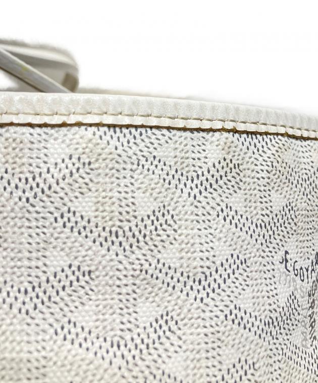 中古・古着通販】GOYARD (ゴヤール) サンルイPM ホワイト サイズ:PM