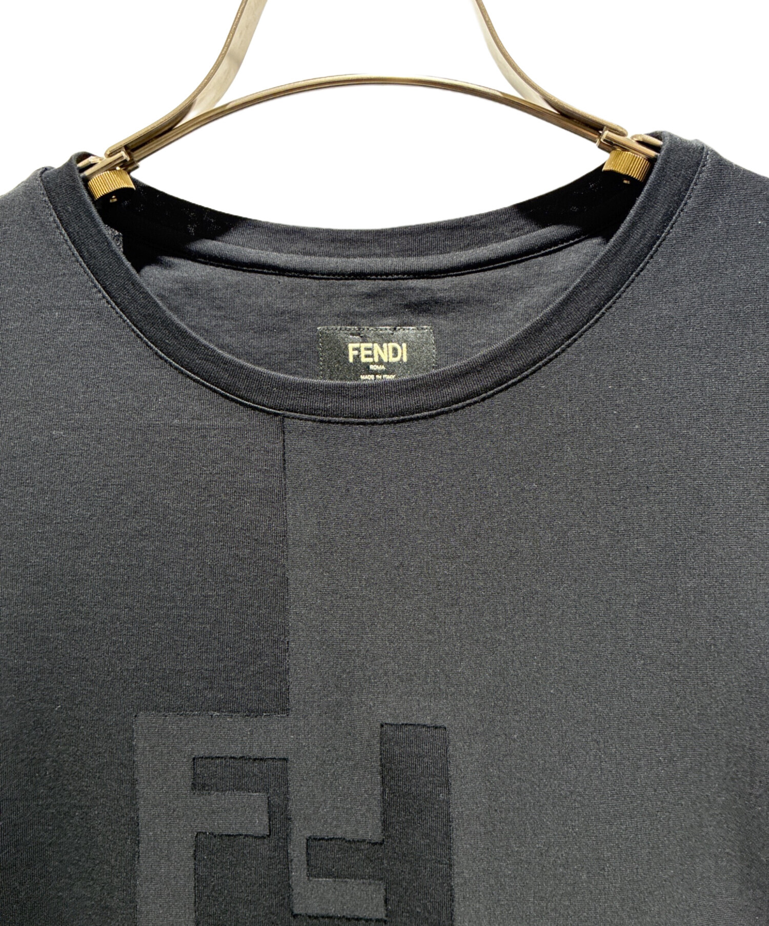 中古・古着通販】FENDI (フェンディ) エンボス加工/ロゴTシャツ