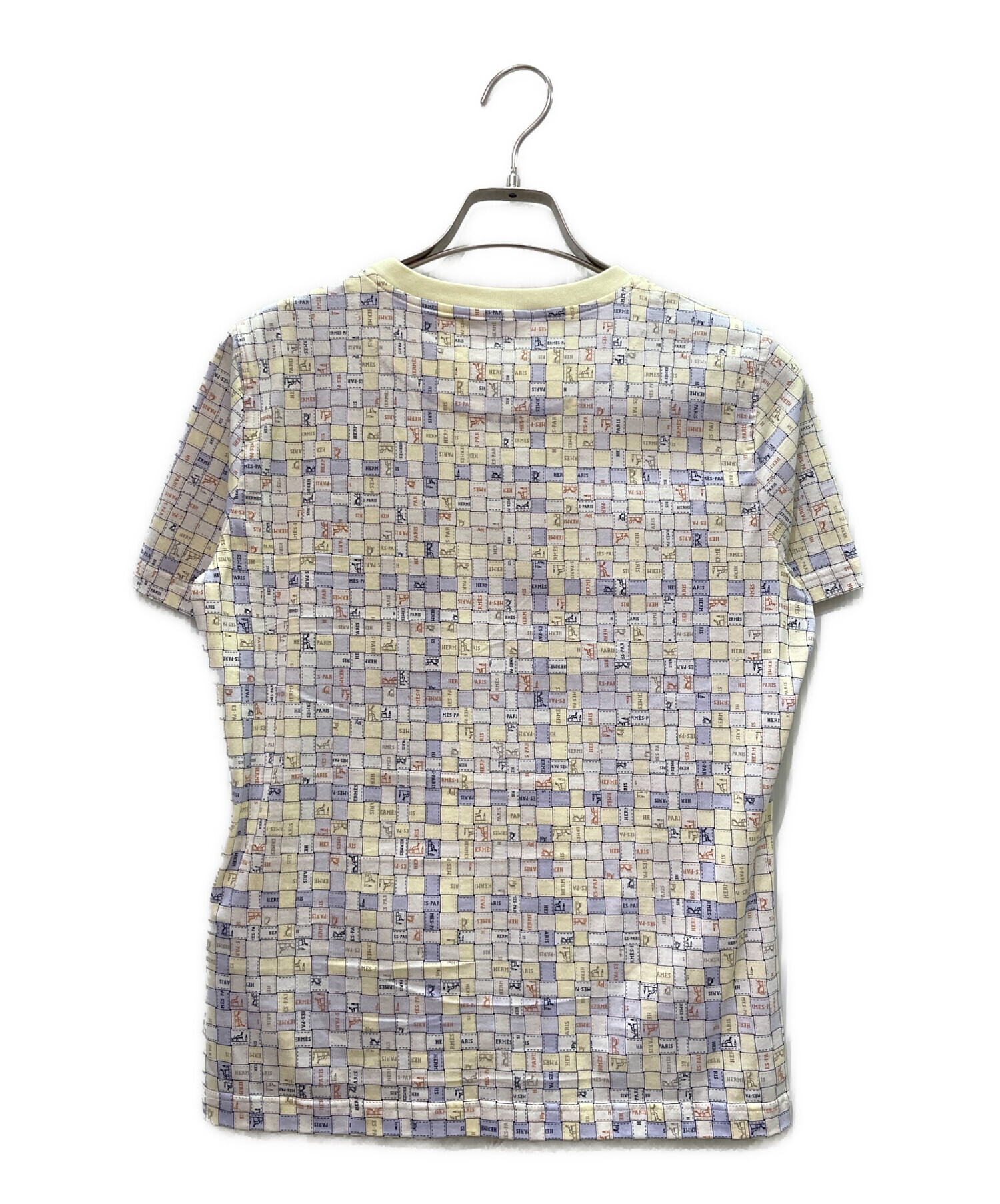 中古・古着通販】HERMES (エルメス) ボルデュックチェックTシャツ 