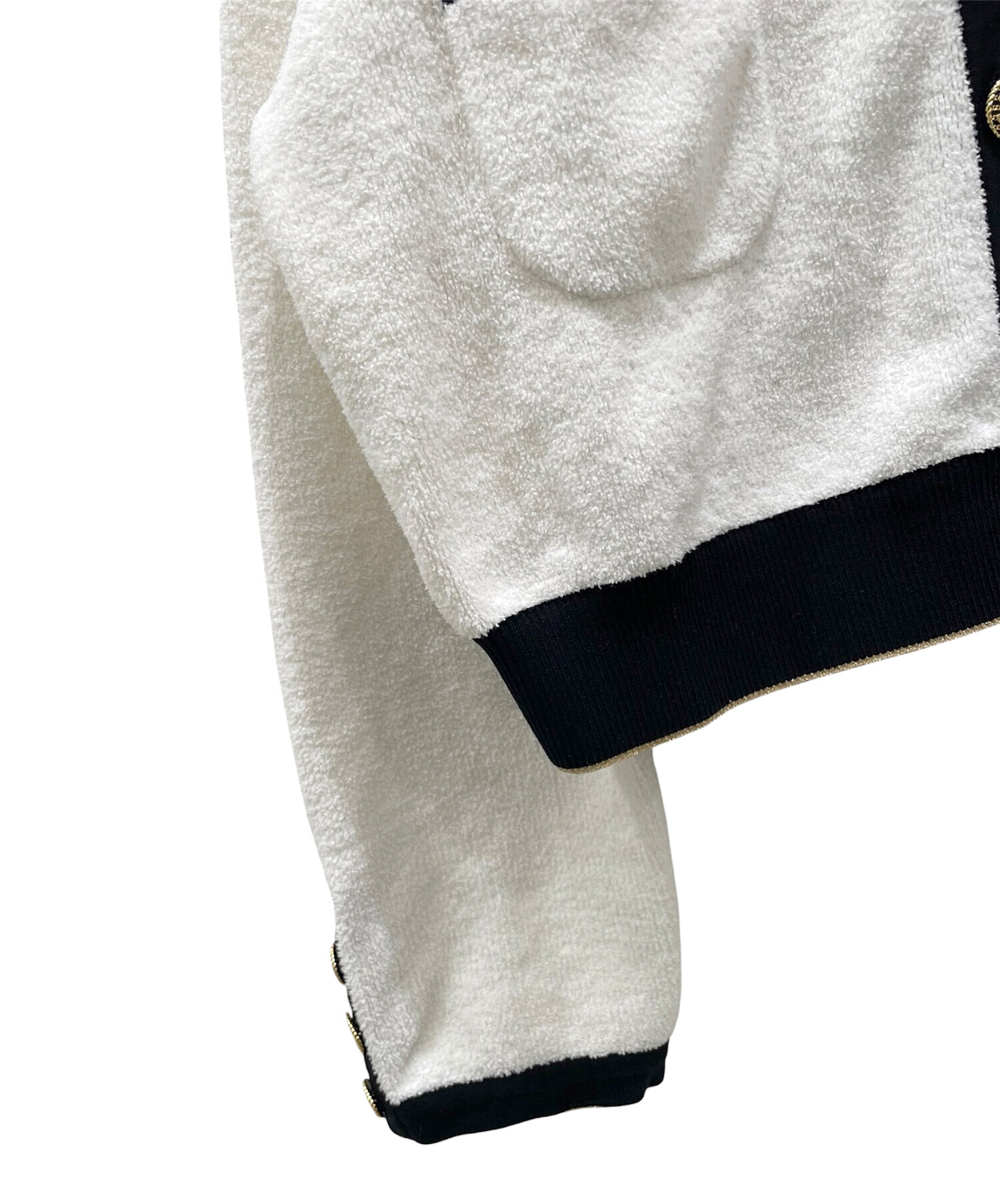 中古・古着通販】CHANEL (シャネル) P60 ココボタンパイルジャケット