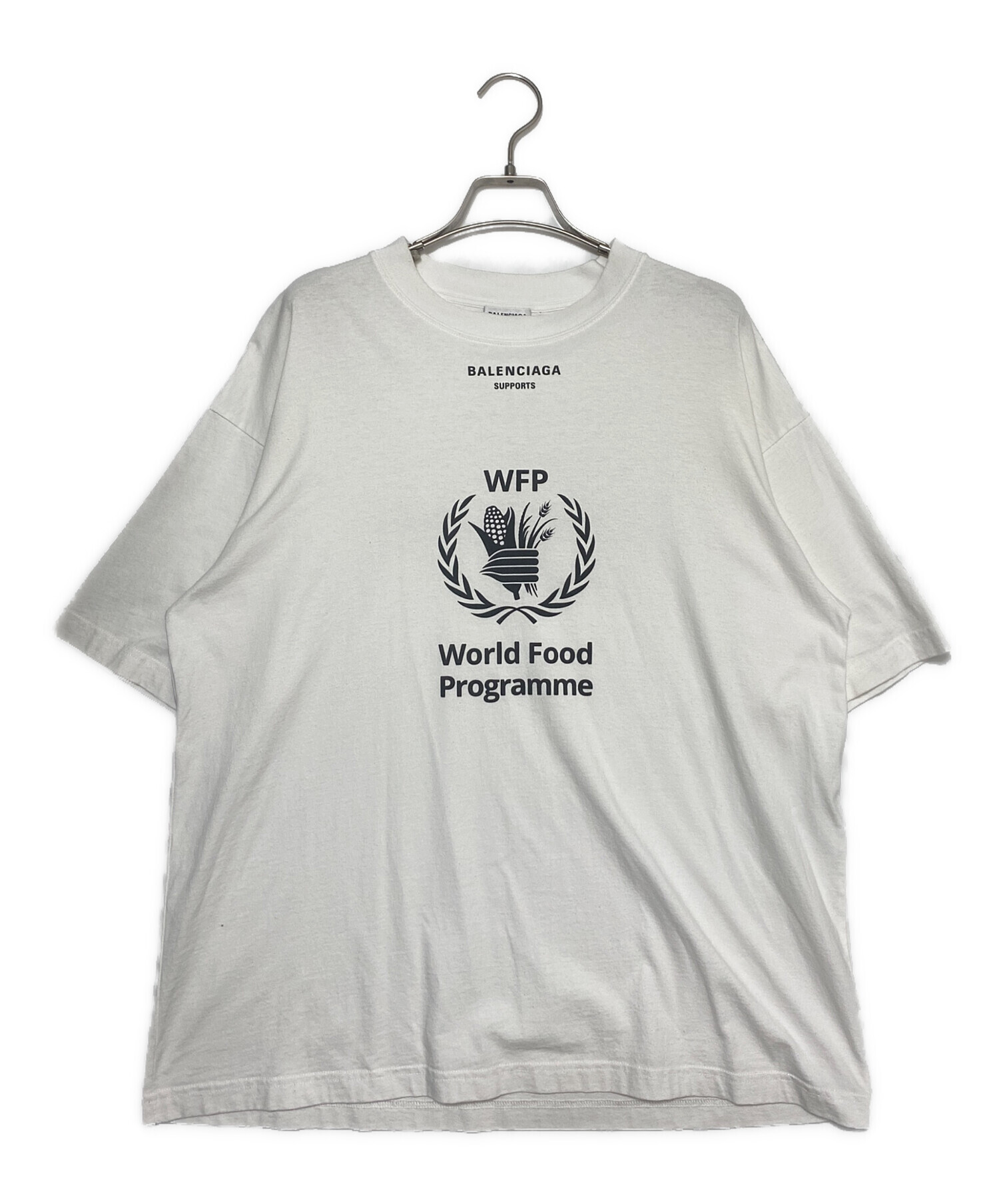 中古・古着通販】BALENCIAGA (バレンシアガ) WFPロゴTシャツ ホワイト