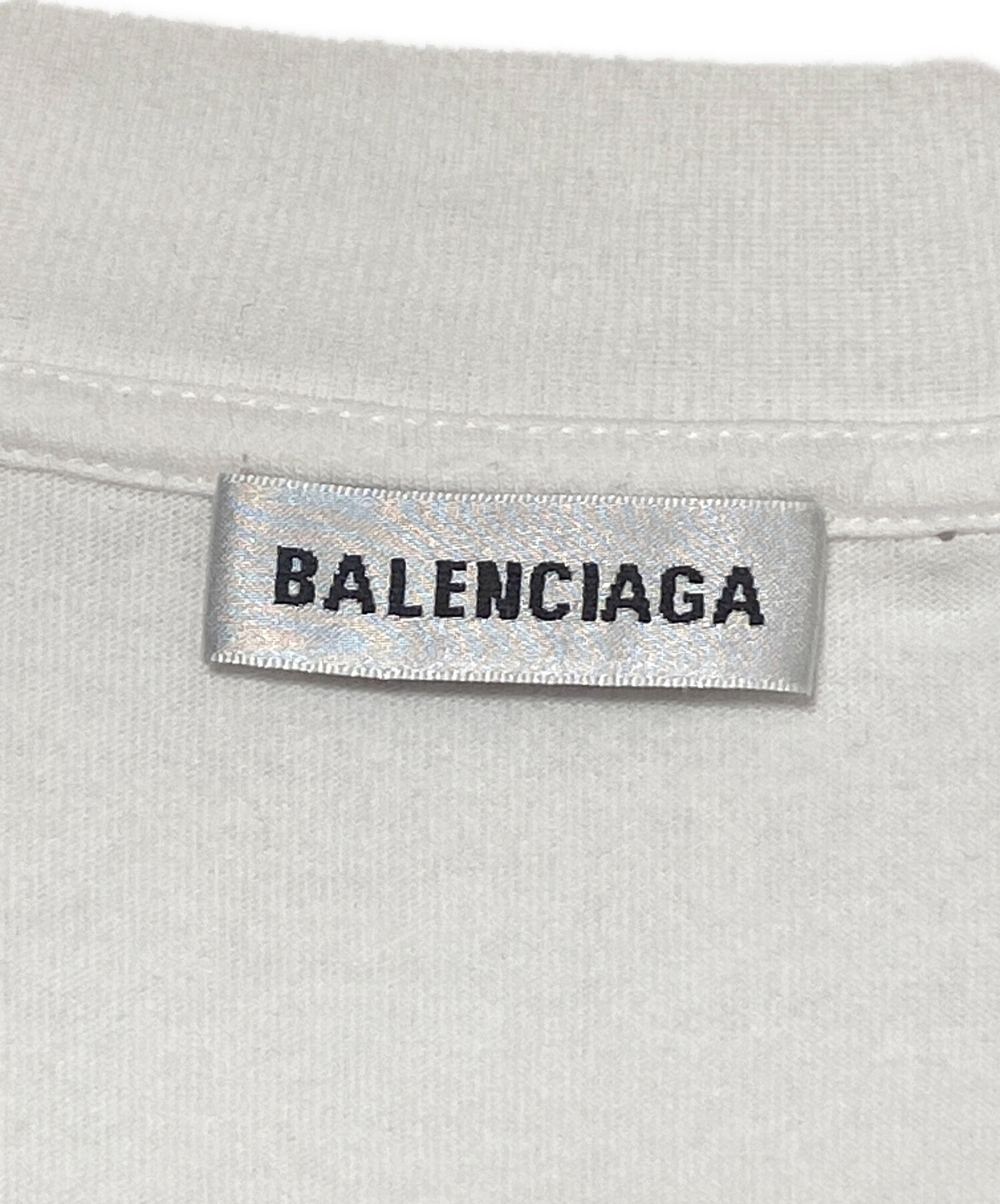 中古・古着通販】BALENCIAGA (バレンシアガ) WFPロゴTシャツ ホワイト