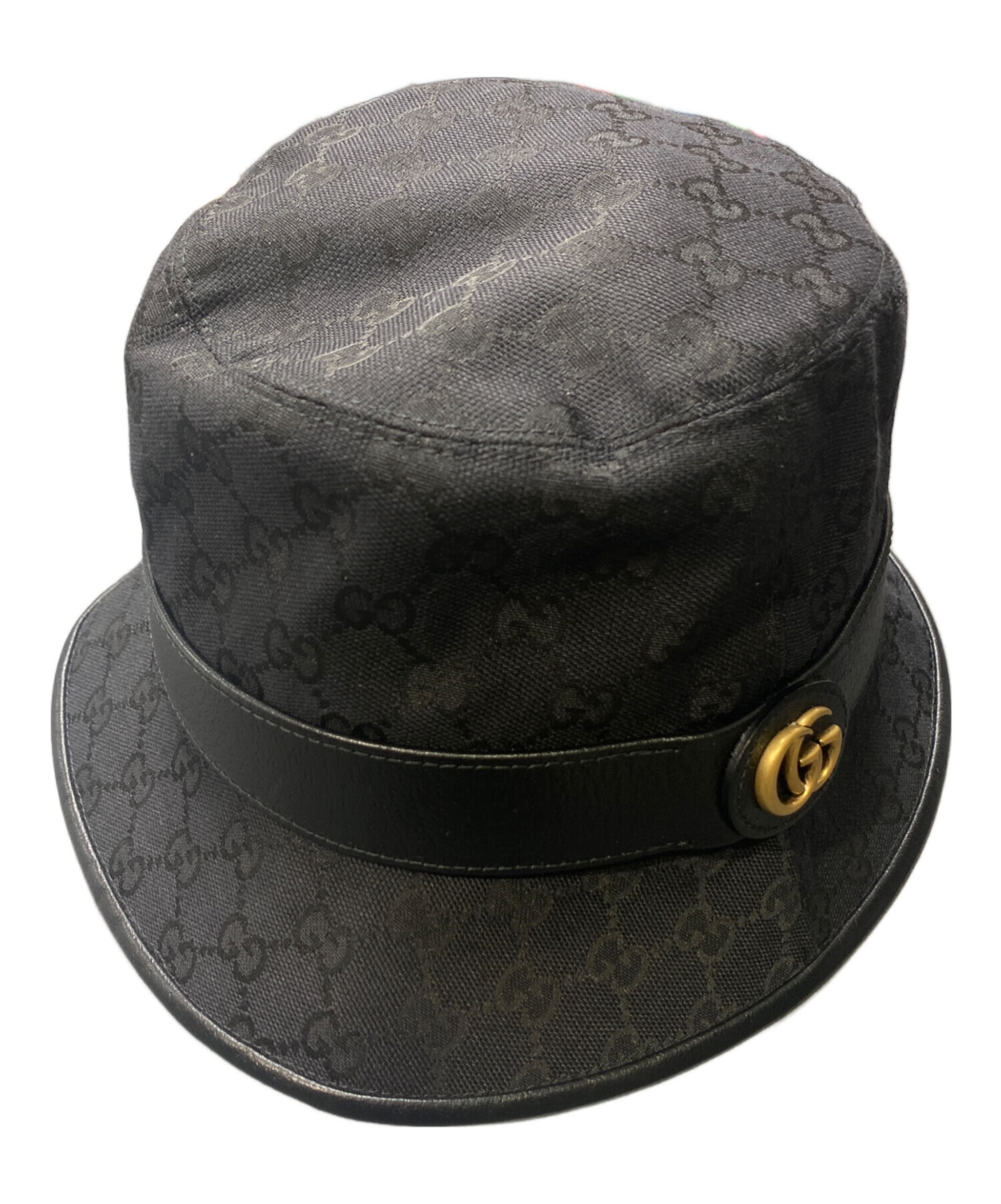 中古・古着通販】GUCCI (グッチ) マーモントベルトハット ブラック