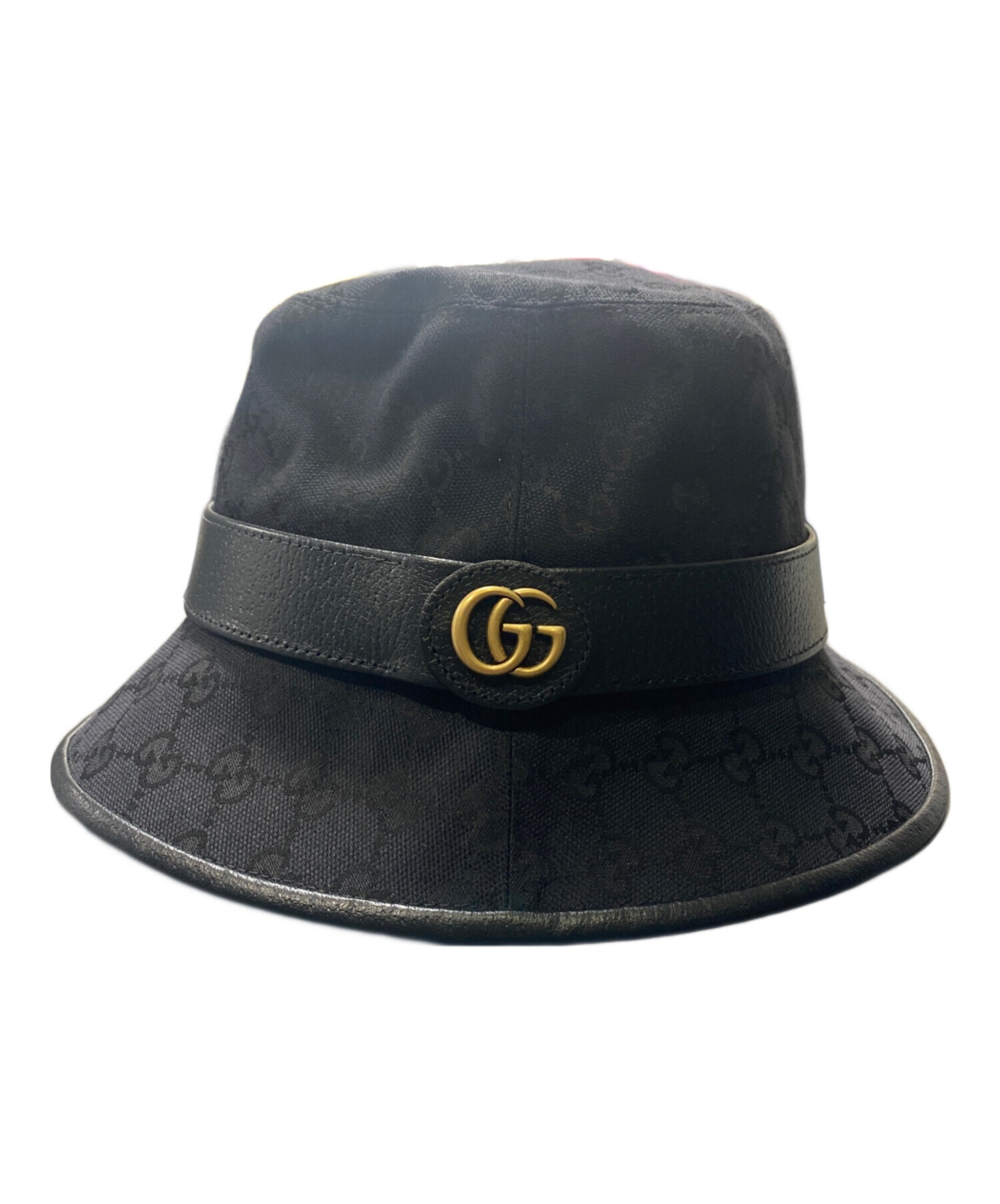 中古・古着通販】GUCCI (グッチ) マーモントベルトハット ブラック