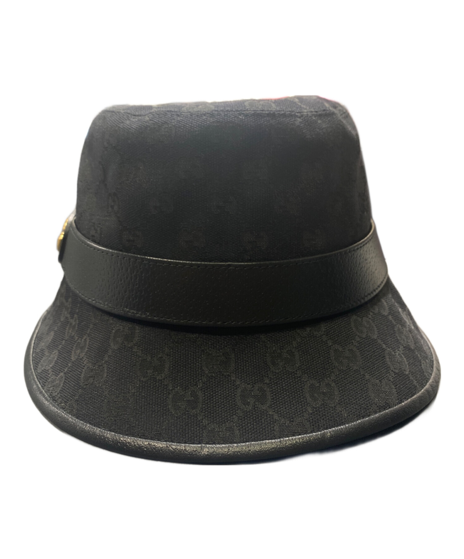 中古・古着通販】GUCCI (グッチ) マーモントベルトハット ブラック