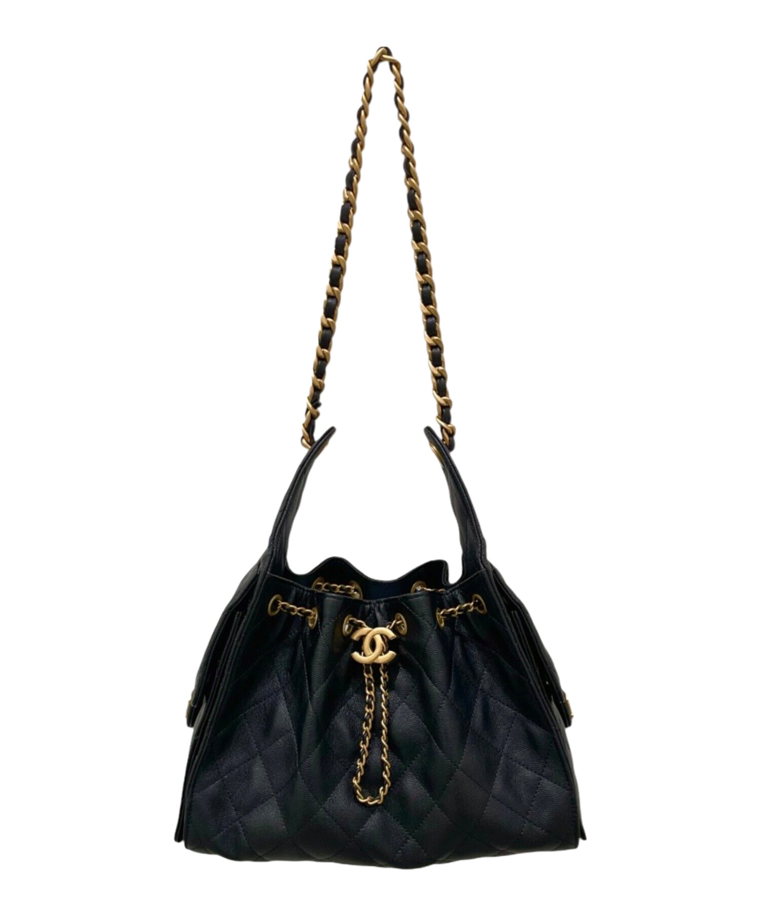 中古・古着通販】CHANEL (シャネル) シャネル25 スモール キャビア 