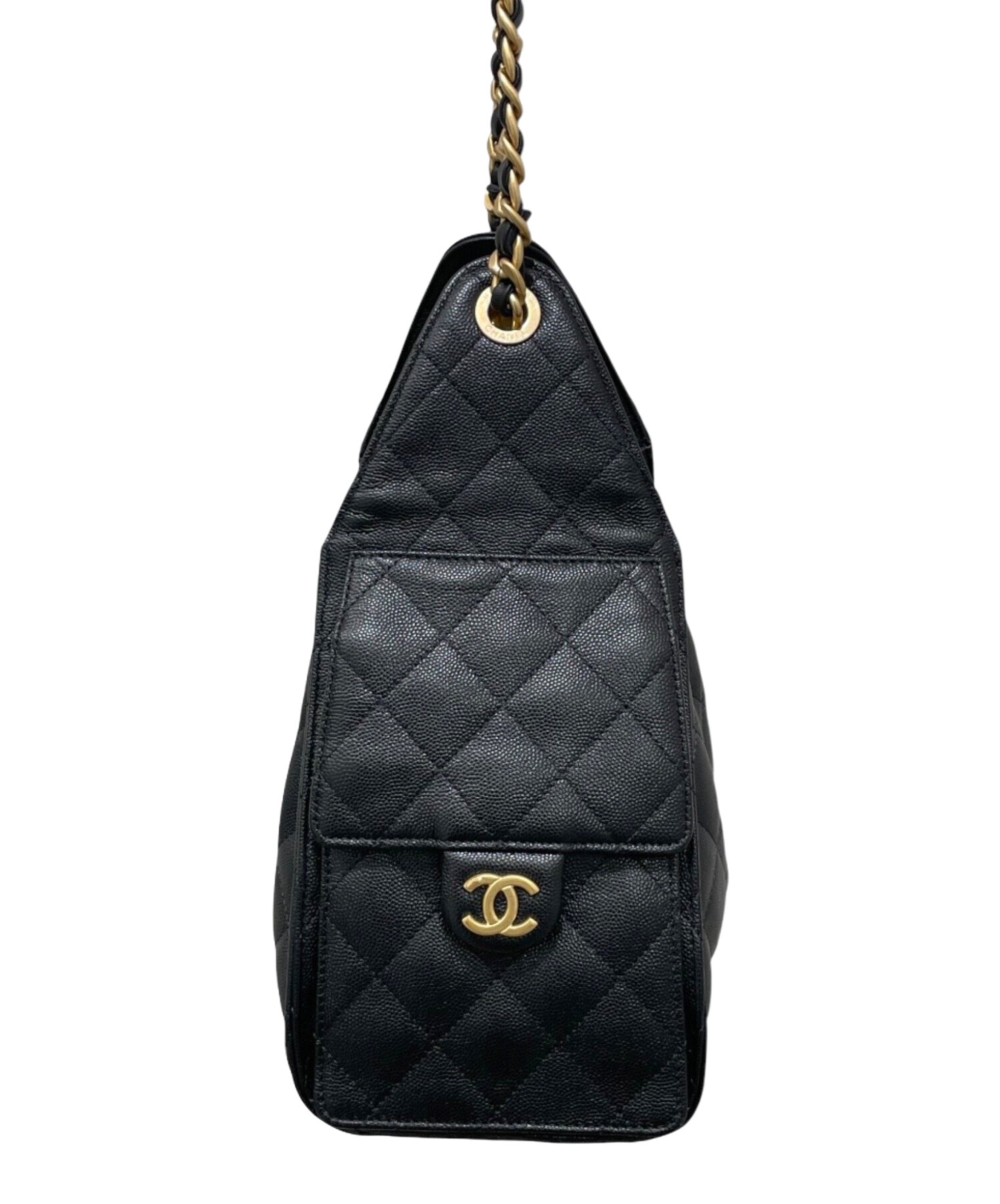 中古・古着通販】CHANEL (シャネル) シャネル25 スモール キャビア 