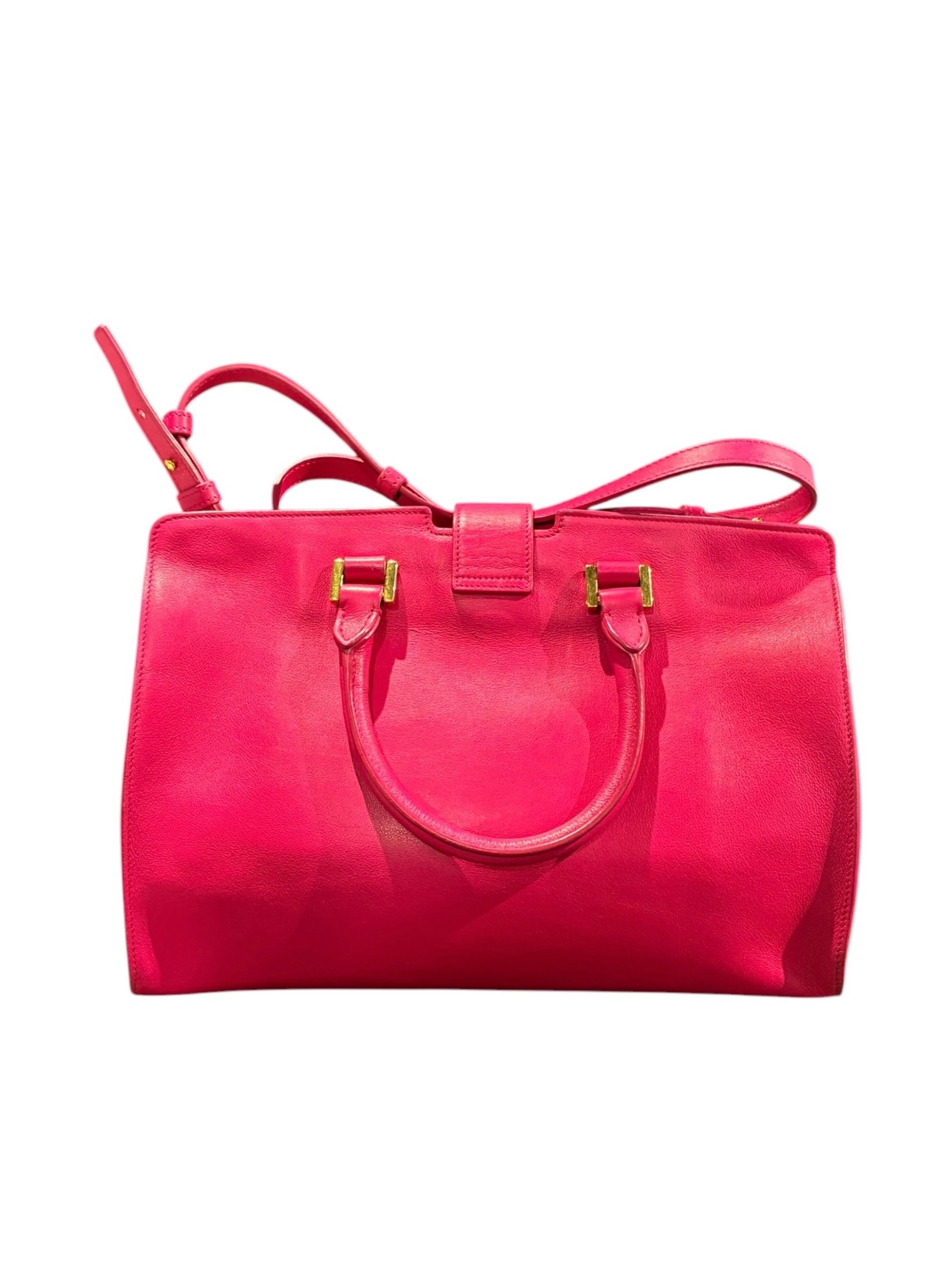 SAINT LAURENT ピンク ビジネスバッグ 中古・古着通販】Saint Laurent Paris (サンローランパリ) 2WAYバッグ
