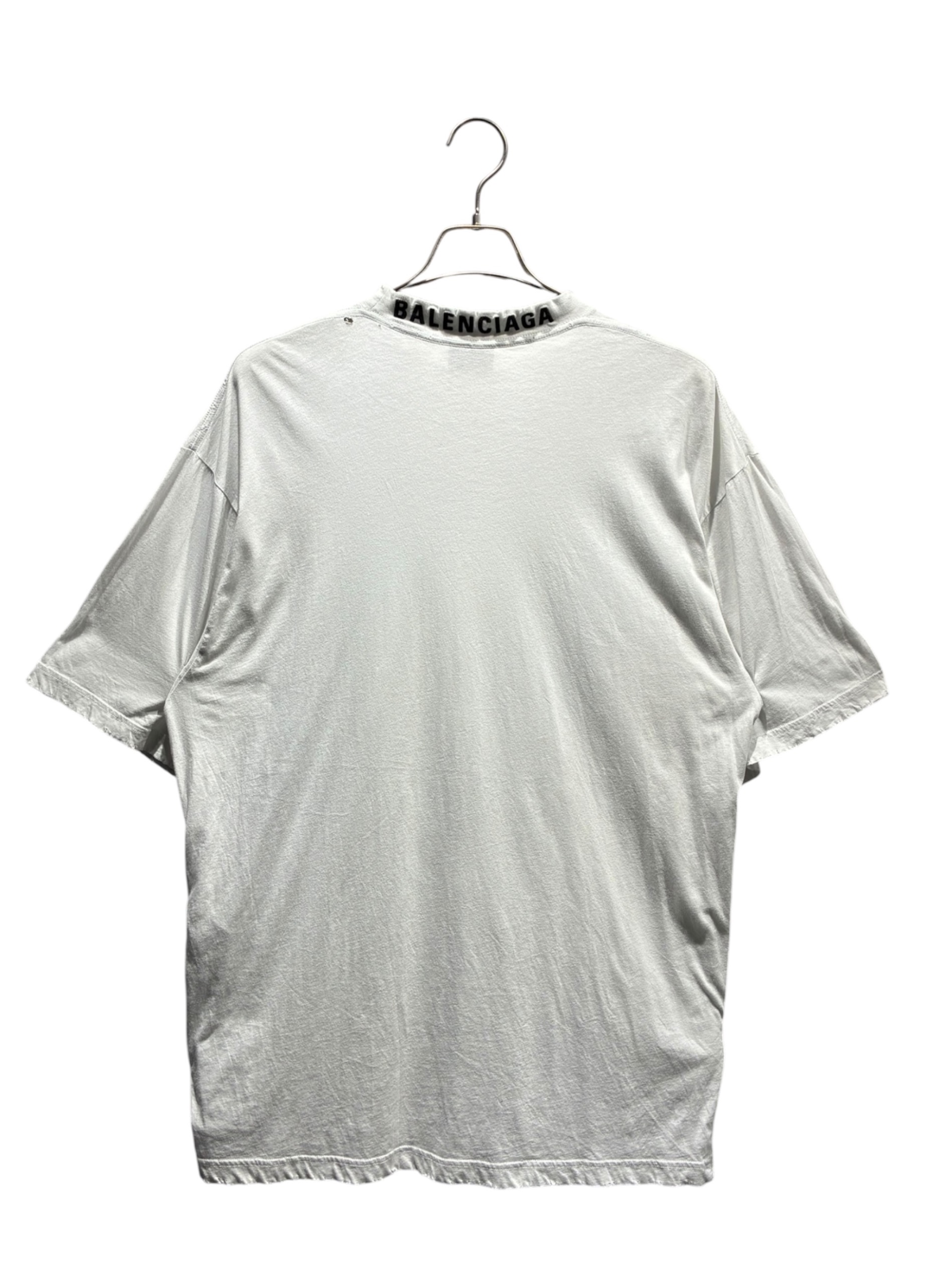 BALENCIAGA crew バレンシアガ 半袖シャツ　サイズ37 中古・古着通販】BALENCIAGA (バレンシアガ) 半袖Tシャツ/739784 TOVF4