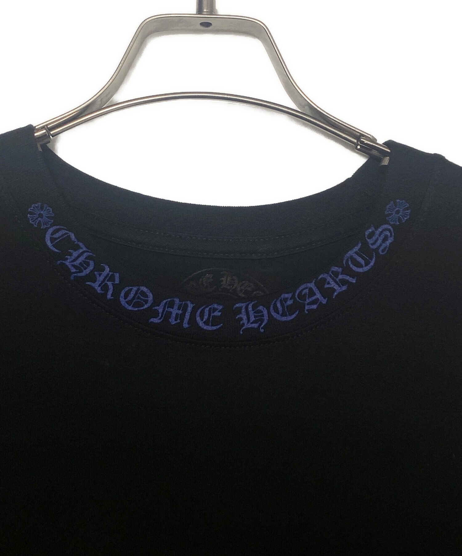 中古・古着通販】CHROME HEARTS (クロムハーツ) ネックロゴTシャツ