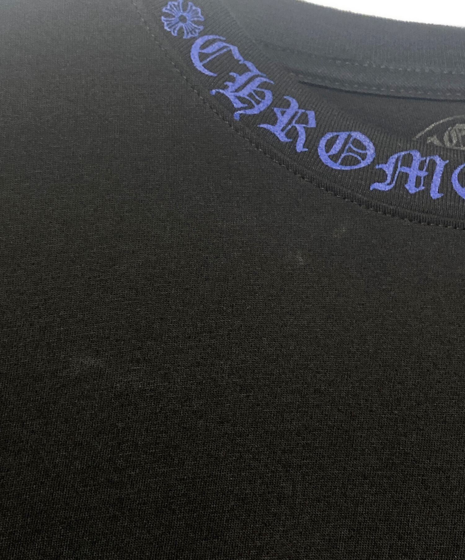 中古・古着通販】CHROME HEARTS (クロムハーツ) ネックロゴTシャツ