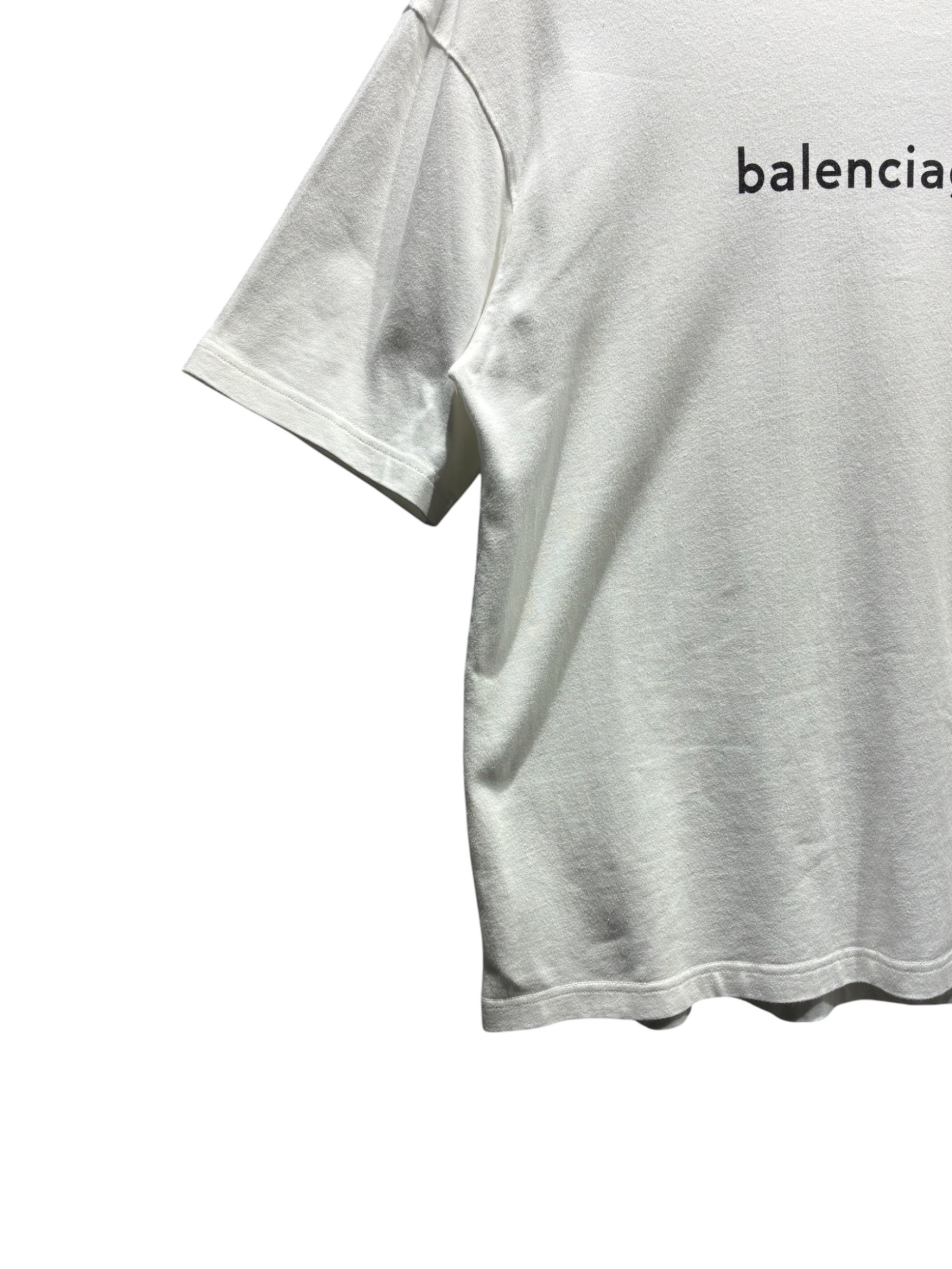 中古・古着通販】BALENCIAGA (バレンシアガ) 半袖Tシャツ ホワイト