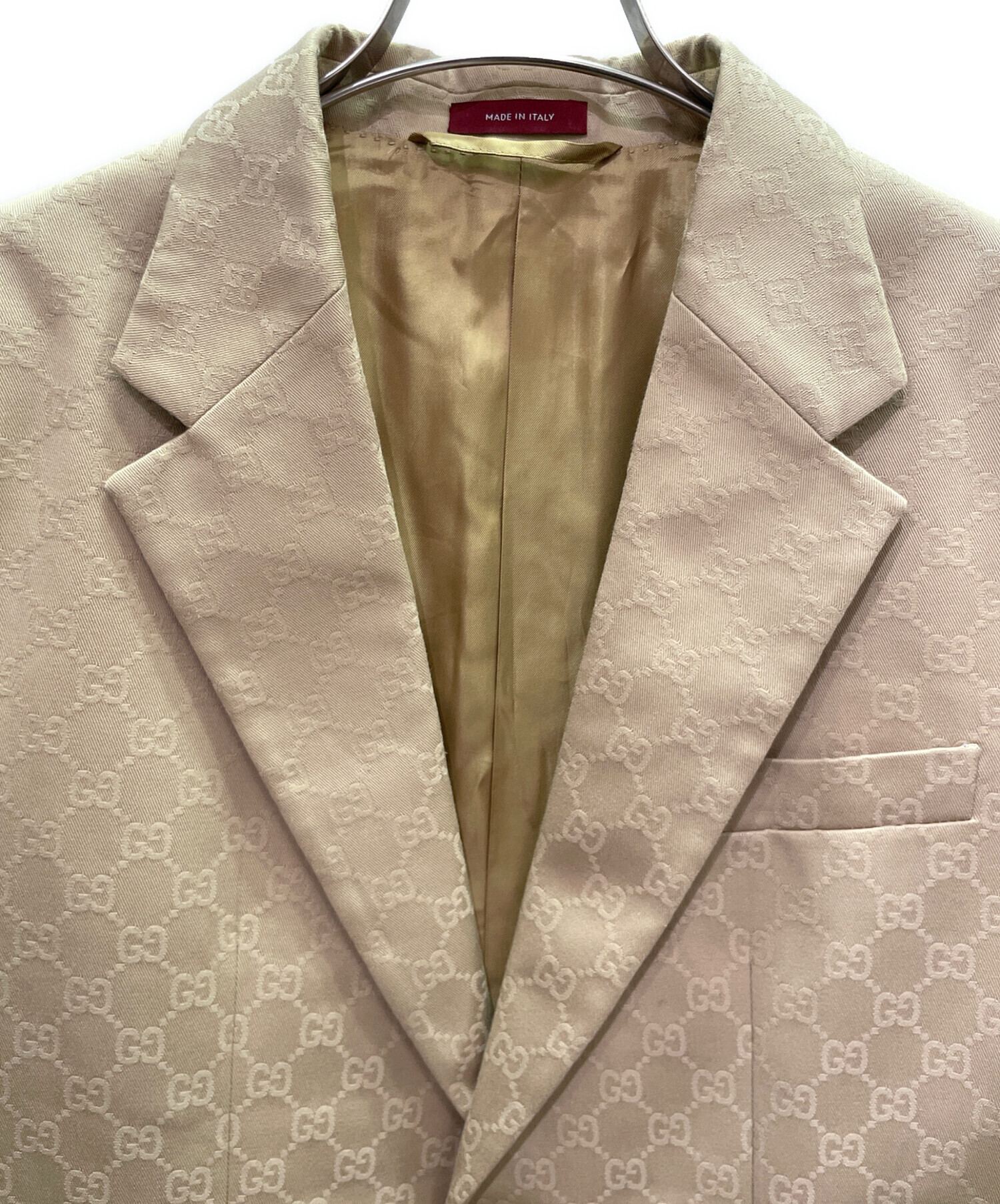 中古・古着通販】GUCCI (グッチ) GGスプリームパターンブレザー