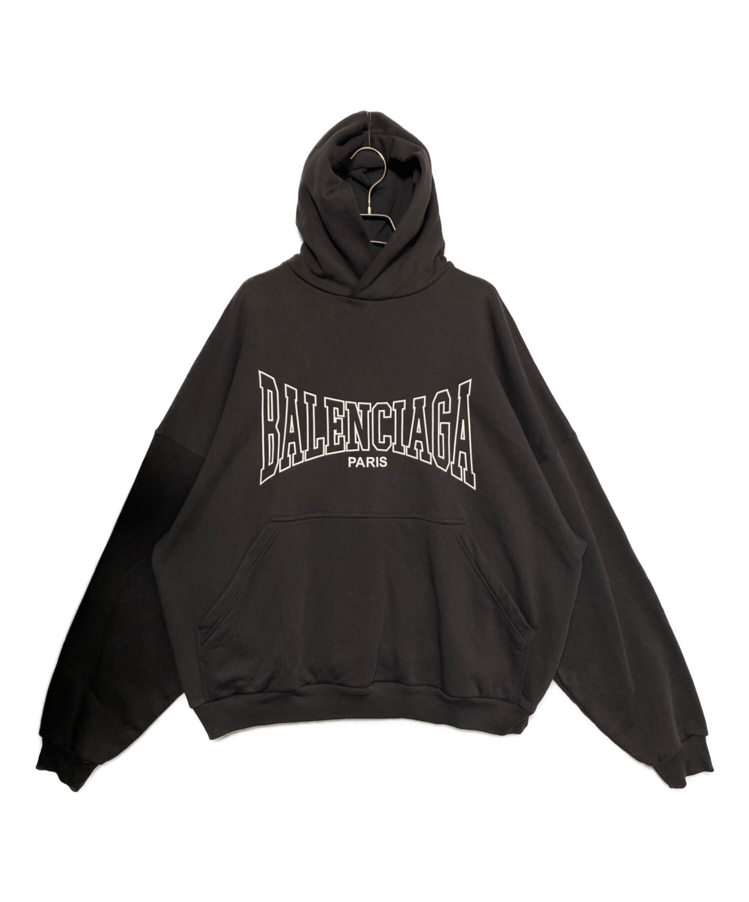 中古・古着通販】BALENCIAGA (バレンシアガ) Large Fit Hoodie/BLACK 